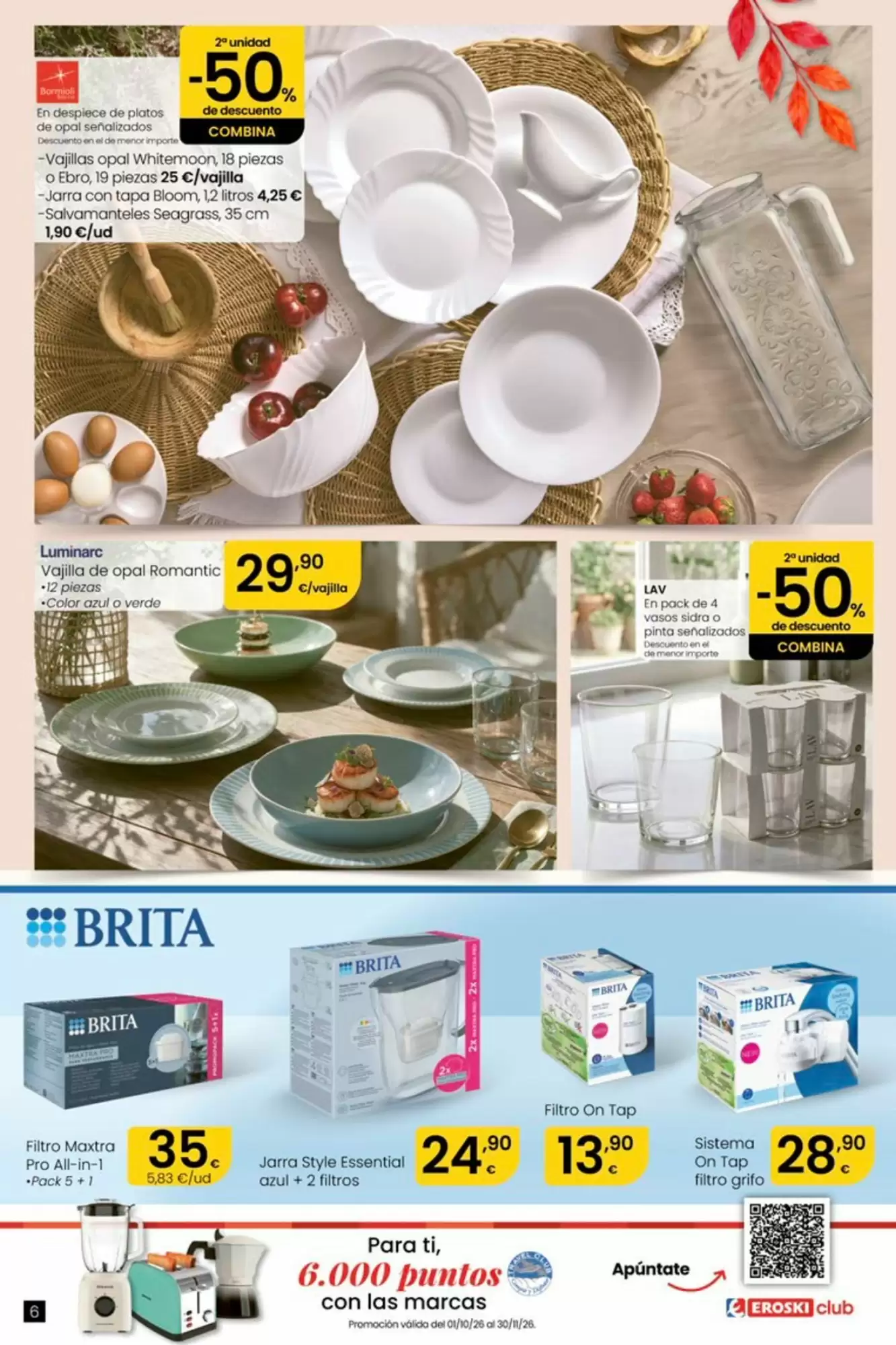 Folleto promocional de Conforama válido desde el 30/09/2026 - Página 6.