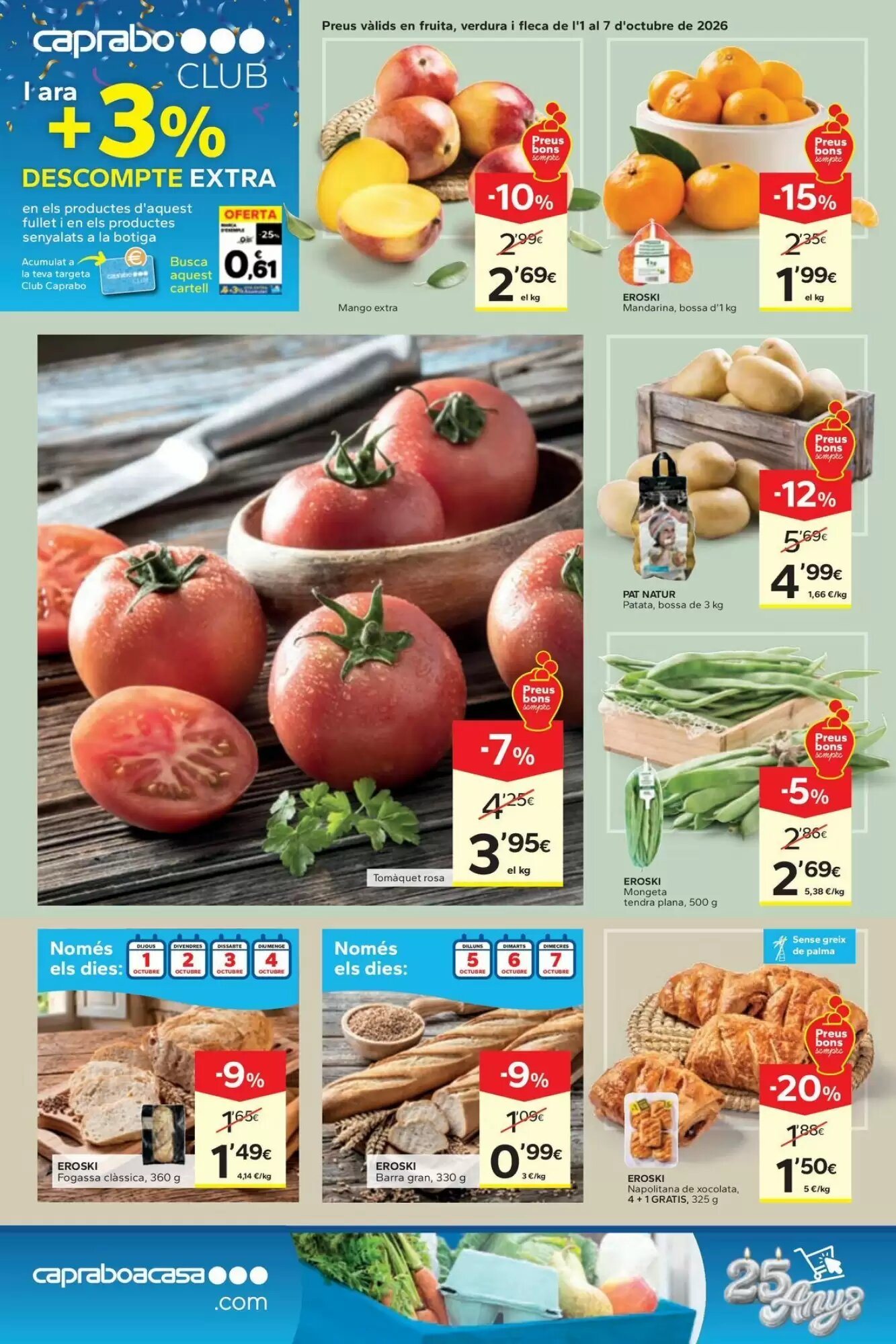 Folleto promocional de Caprabo válido desde el 01/10/2026 - Página 2.
