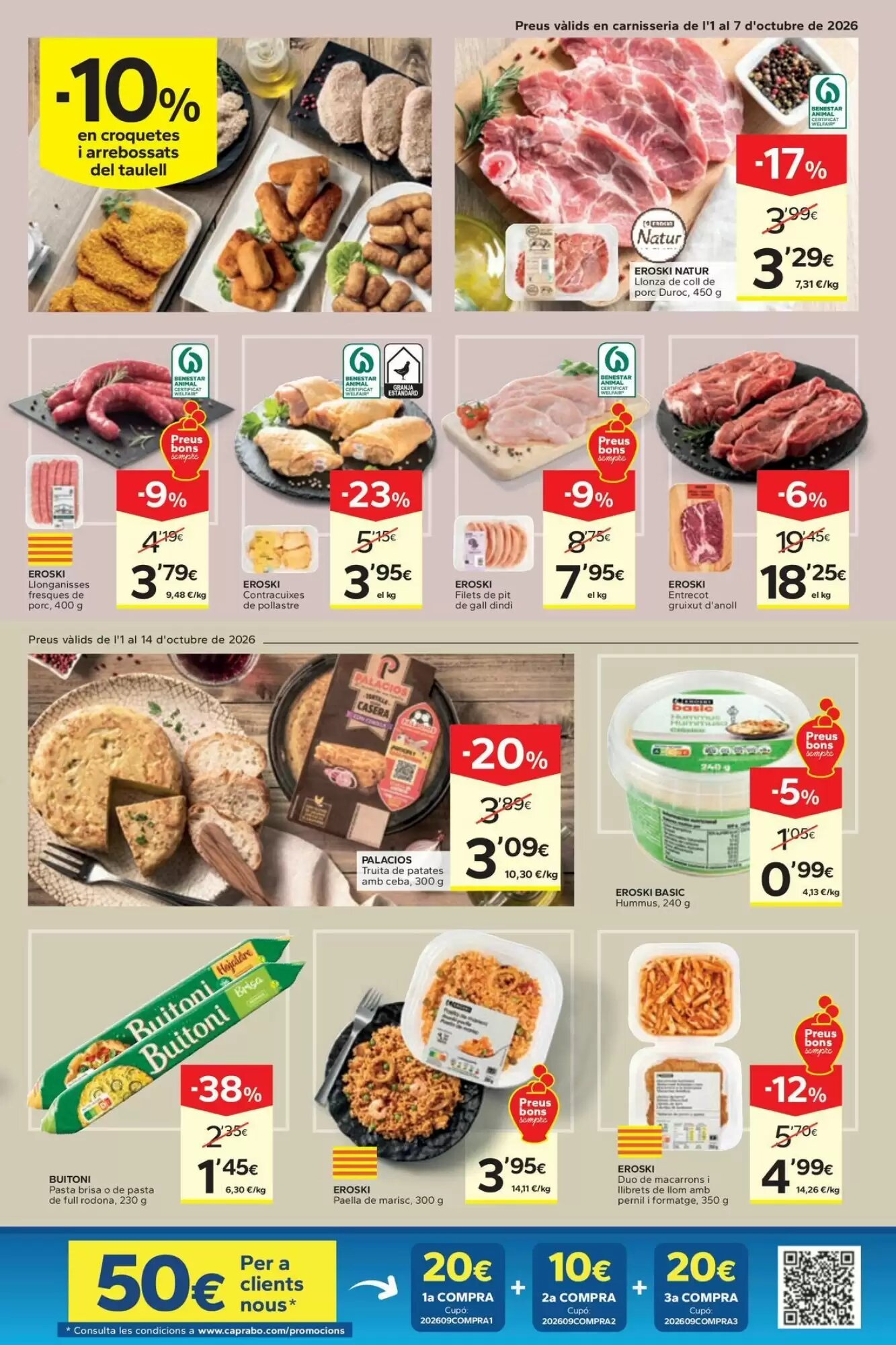 Folleto promocional de Caprabo válido desde el 01/10/2026 - Página 3.
