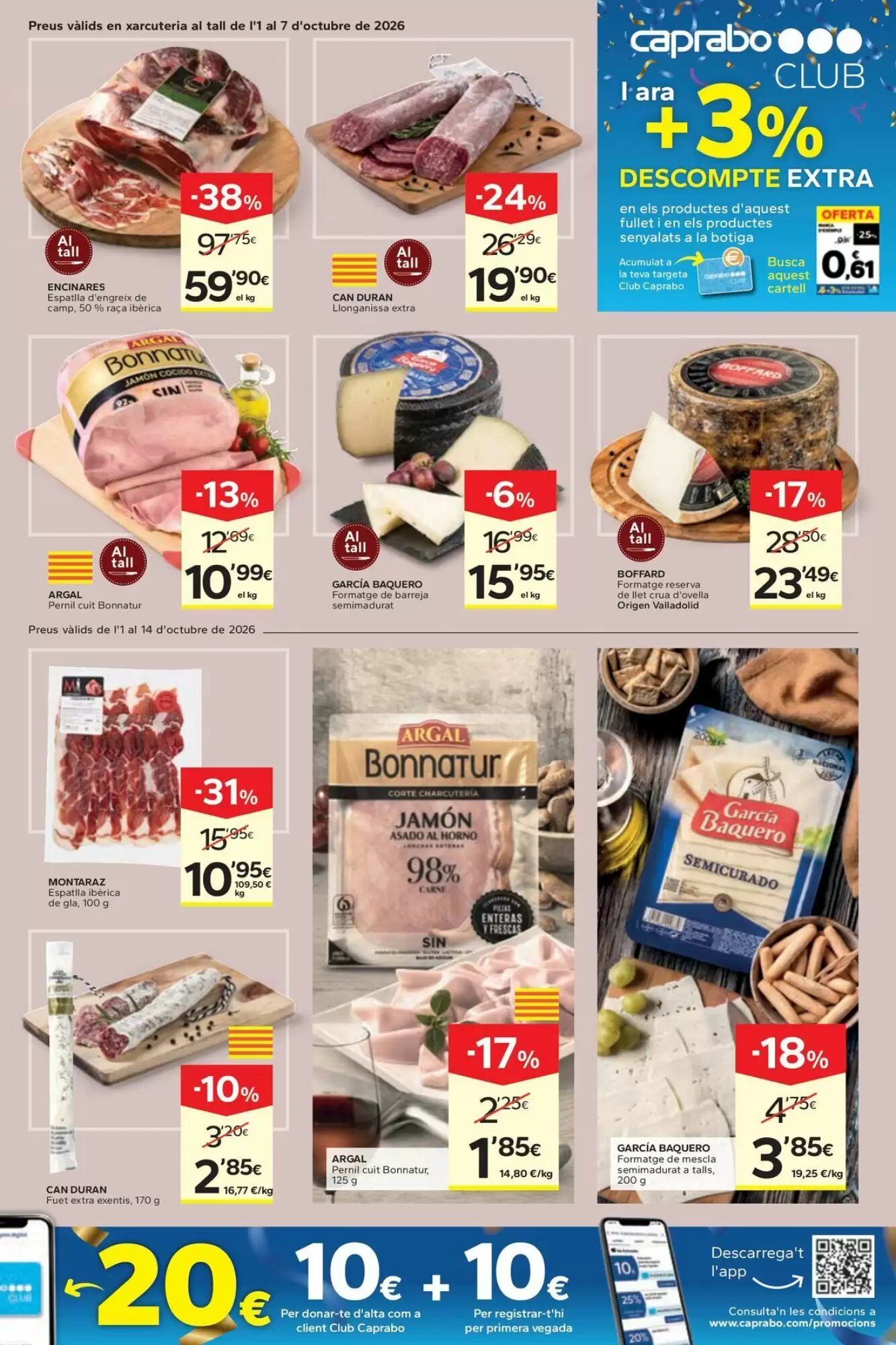 Folleto promocional de Caprabo válido desde el 01/10/2026 - Página 5.