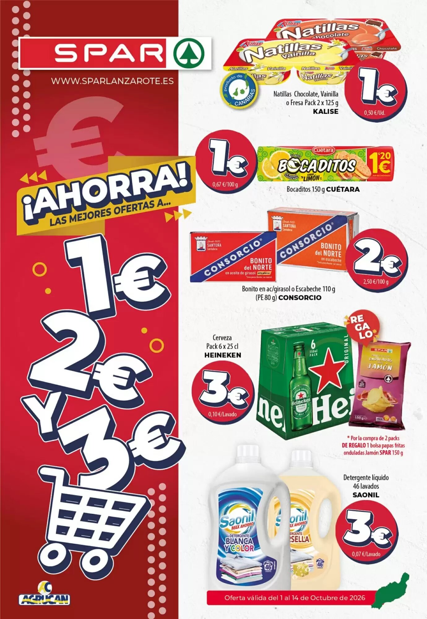 Folleto promocional de Spar válido desde el 01/10/2026 - Página 1.