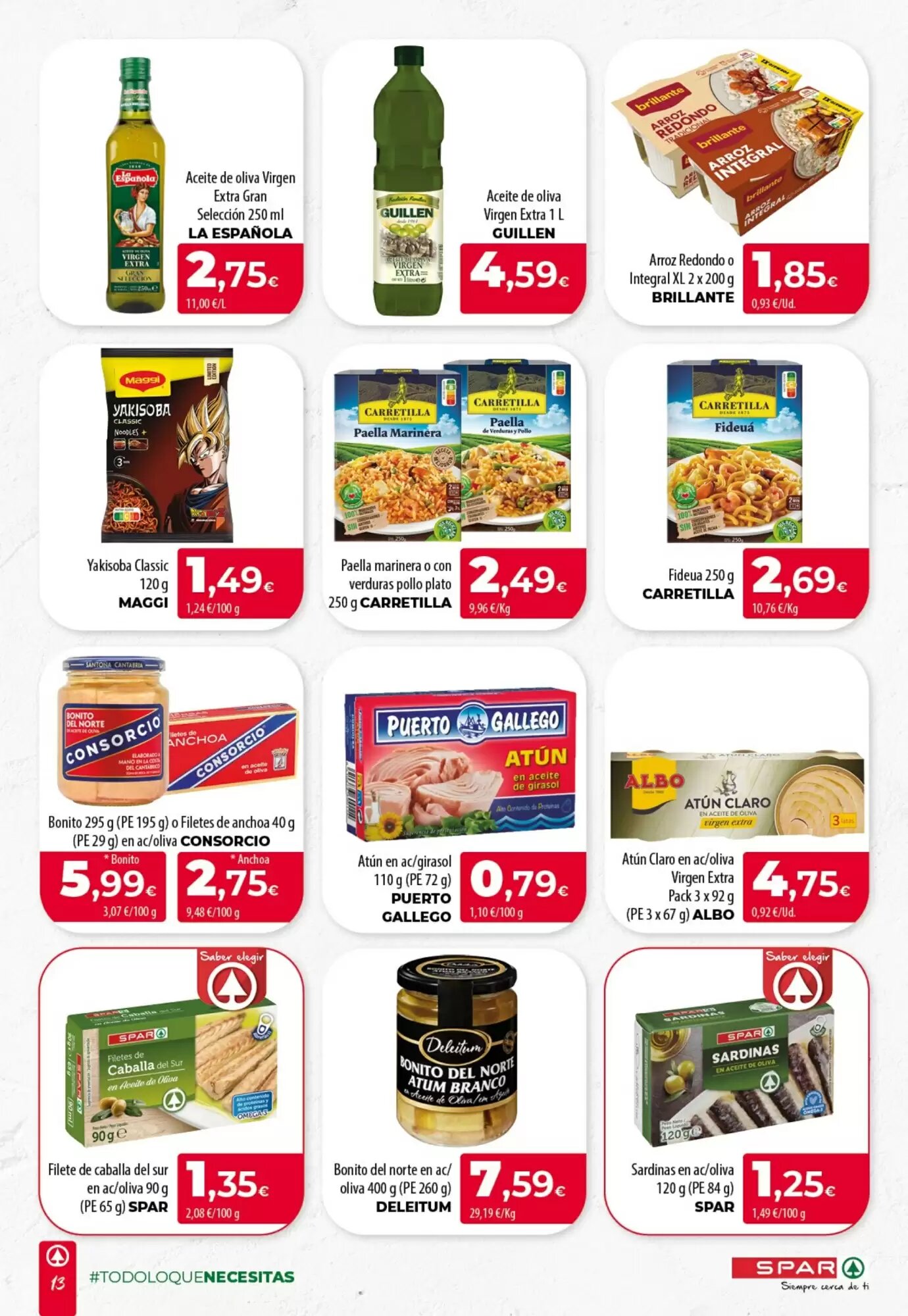 Folleto promocional de Spar válido desde el 01/10/2026 - Página 13.
