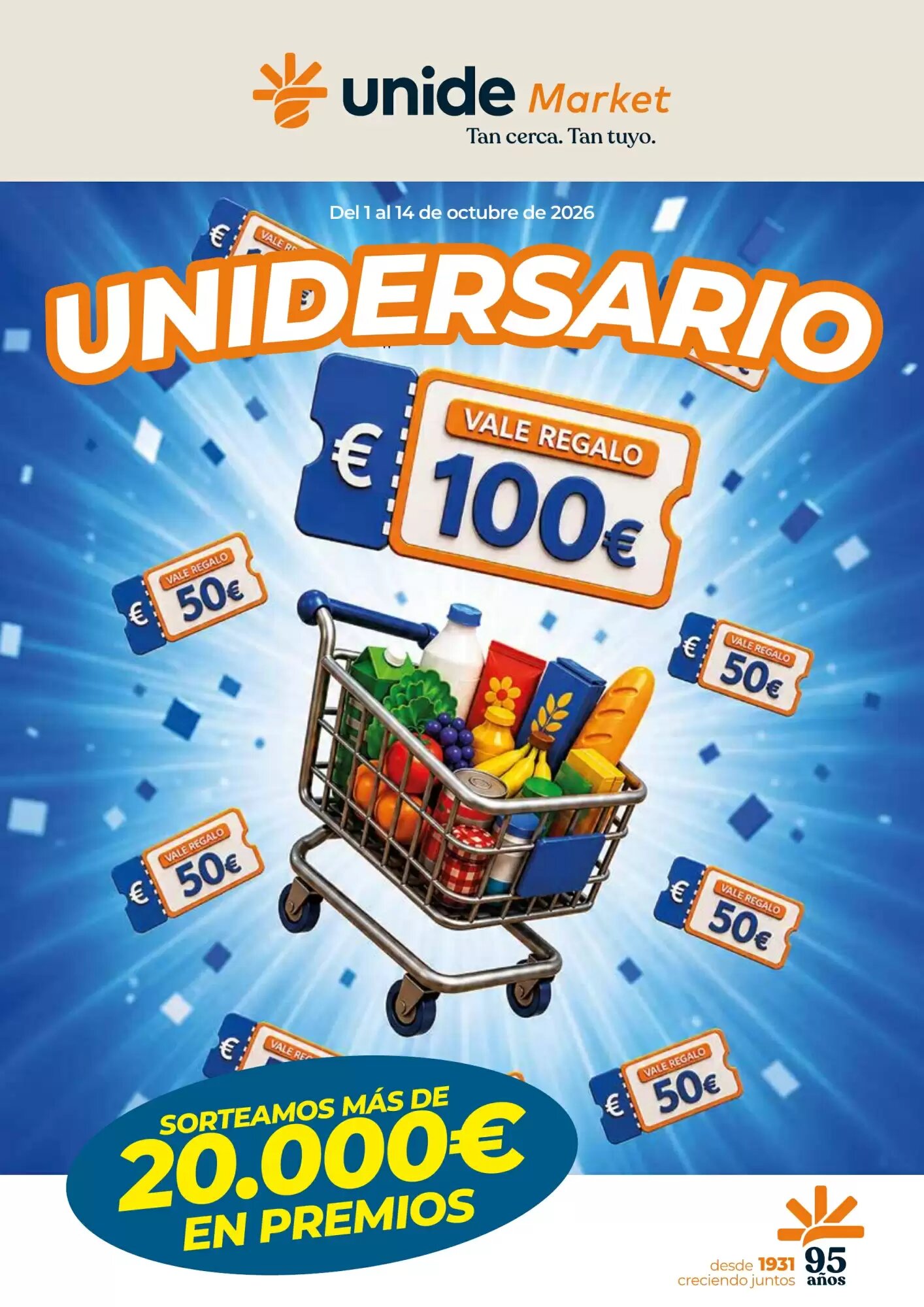 Folleto promocional de Unide Market válido desde el 01/10/2026 - Página 1.