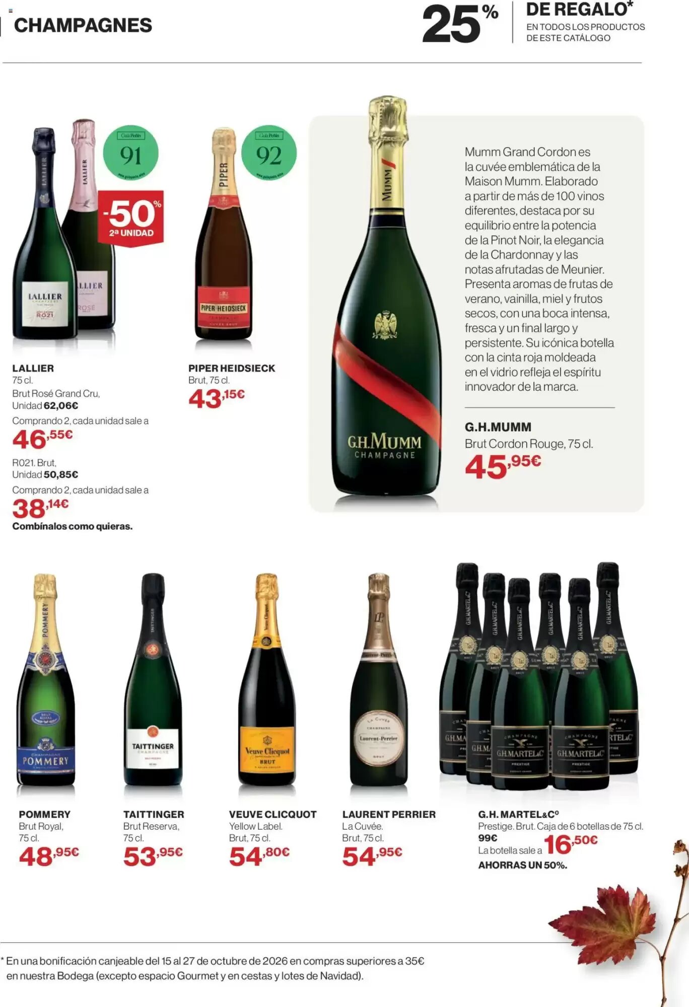 Folleto promocional de El Corte Inglés válido desde el 01/10/2026 - Página 27.