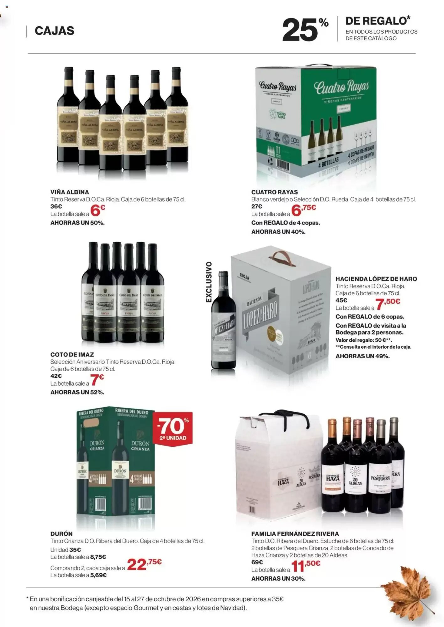 Folleto promocional de El Corte Inglés válido desde el 01/10/2026 - Página 3.