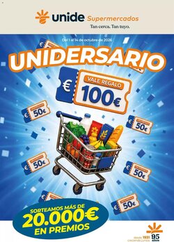 Folleto promocional de Unide Supermercados válido desde el 01/10/2026