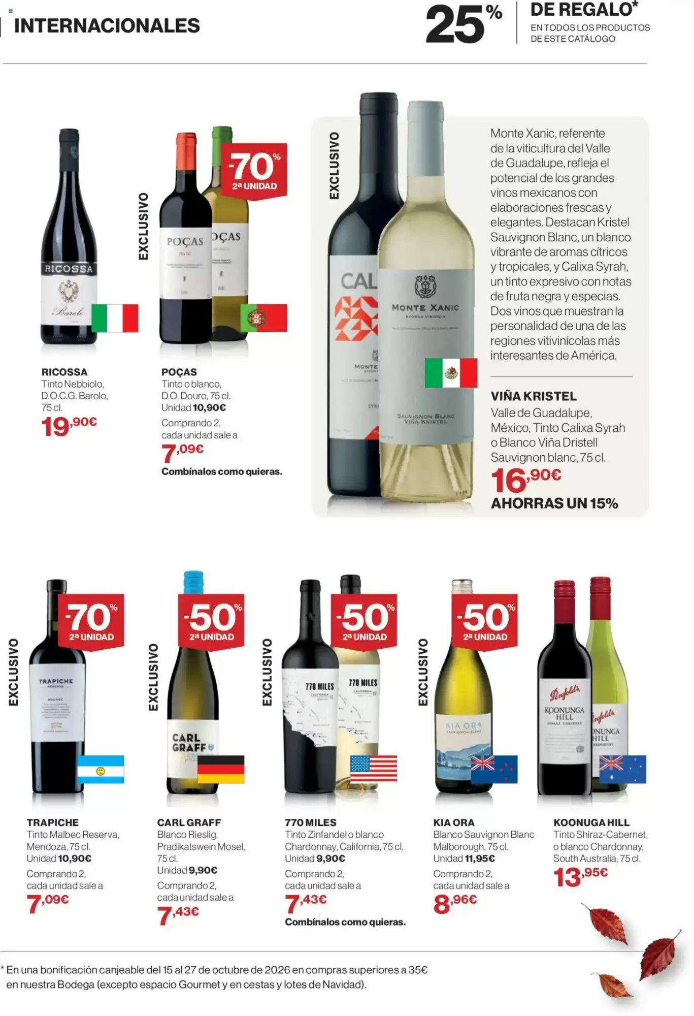 Folleto promocional de Hipercor válido desde el 01/10/2026 - Página 23.