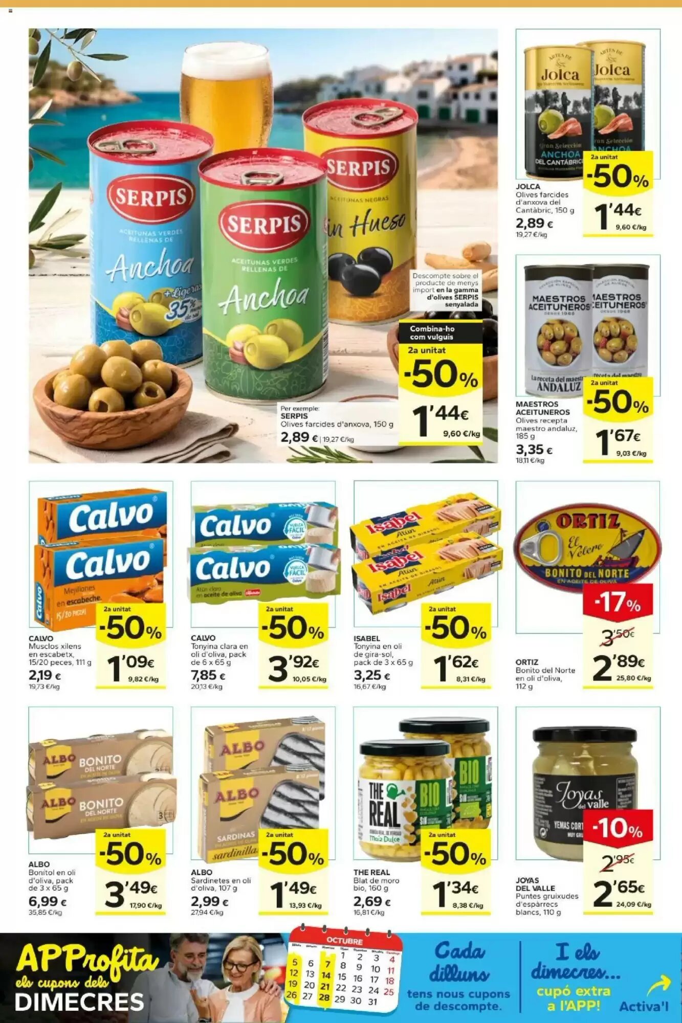 Folleto promocional de Caprabo válido desde el 01/10/2026 - Página 14.