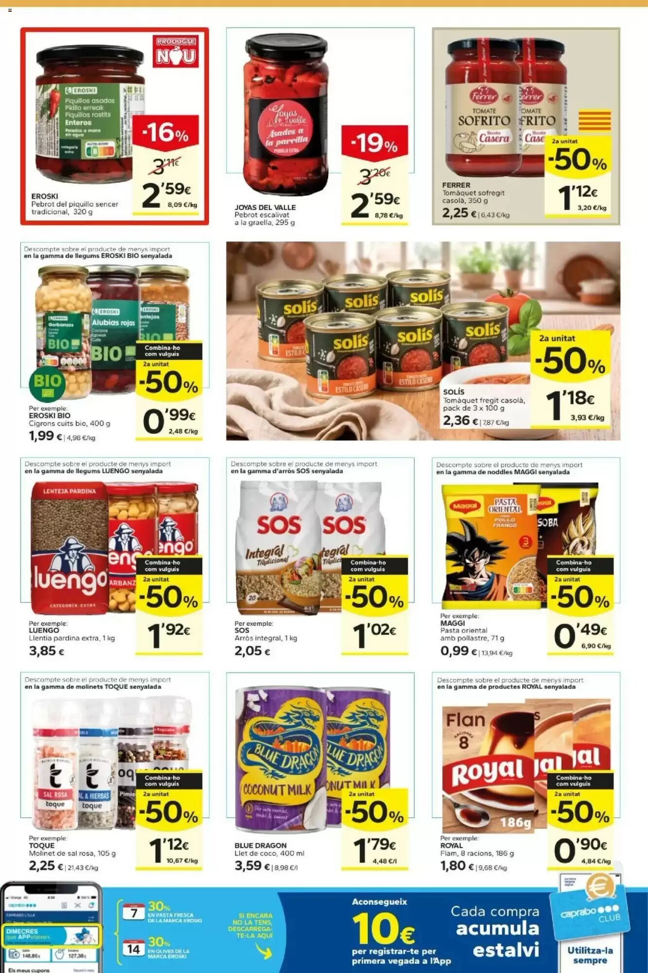 Folleto promocional de Caprabo válido desde el 01/10/2026 - Página 15.