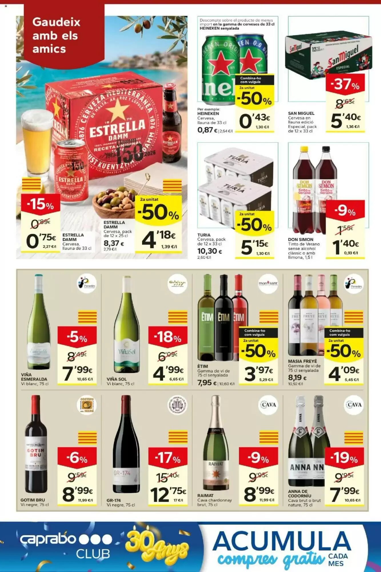 Folleto promocional de Caprabo válido desde el 01/10/2026 - Página 18.
