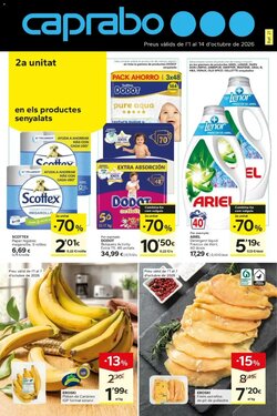 Folleto promocional de Caprabo válido desde el 01/10/2026