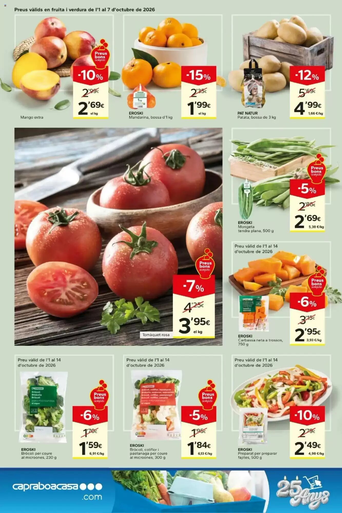 Folleto promocional de Caprabo válido desde el 01/10/2026 - Página 2.