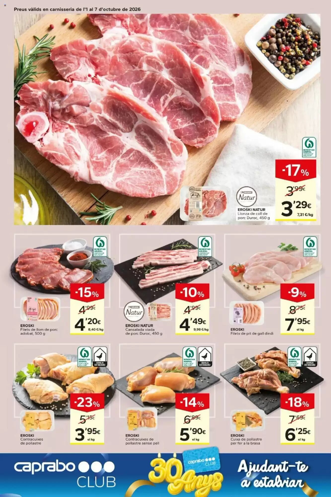 Folleto promocional de Caprabo válido desde el 01/10/2026 - Página 4.