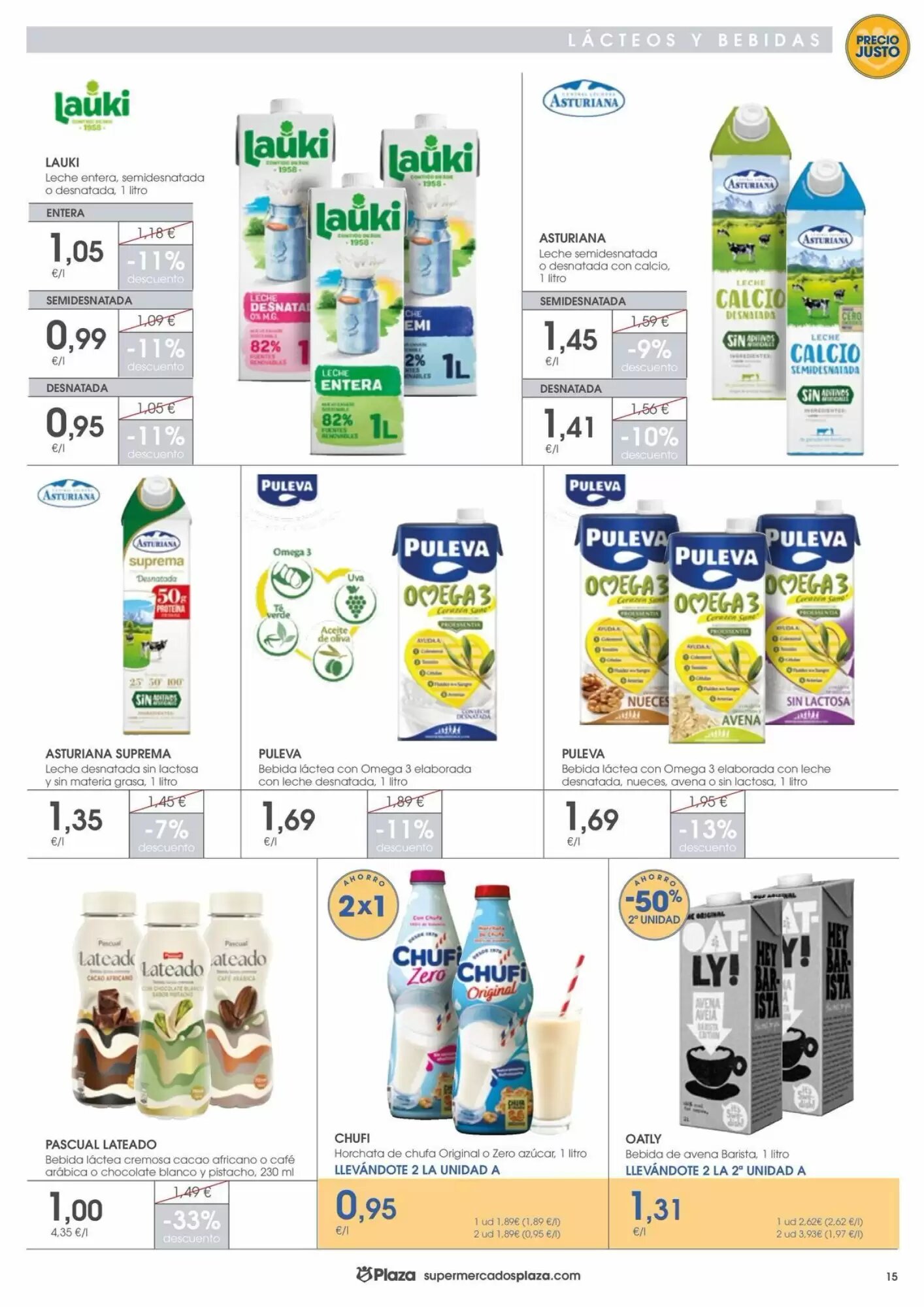 Folleto promocional de Supermercados Plaza válido desde el 01/10/2026 - Página 15.