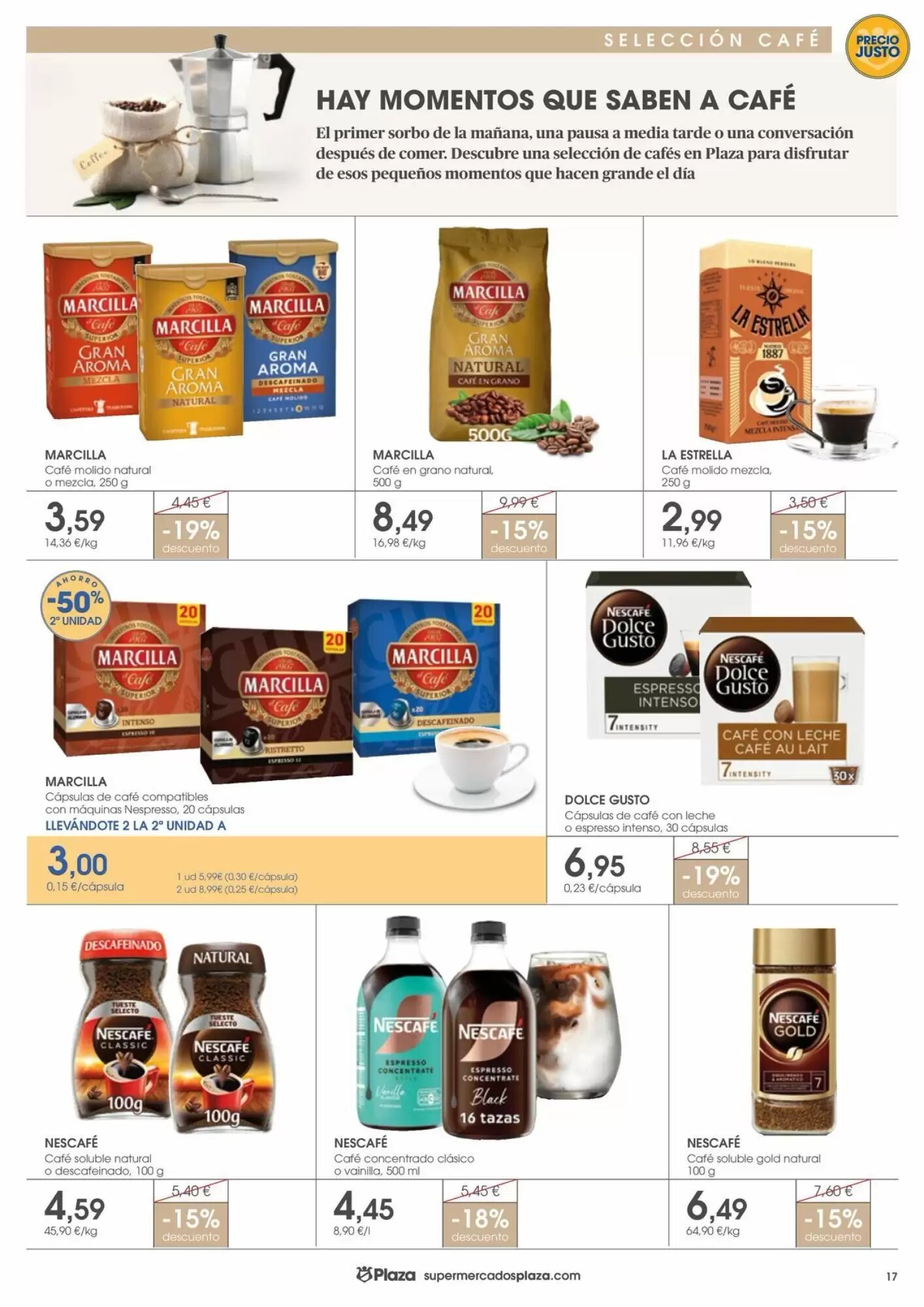Folleto promocional de Supermercados Plaza válido desde el 01/10/2026 - Página 17.