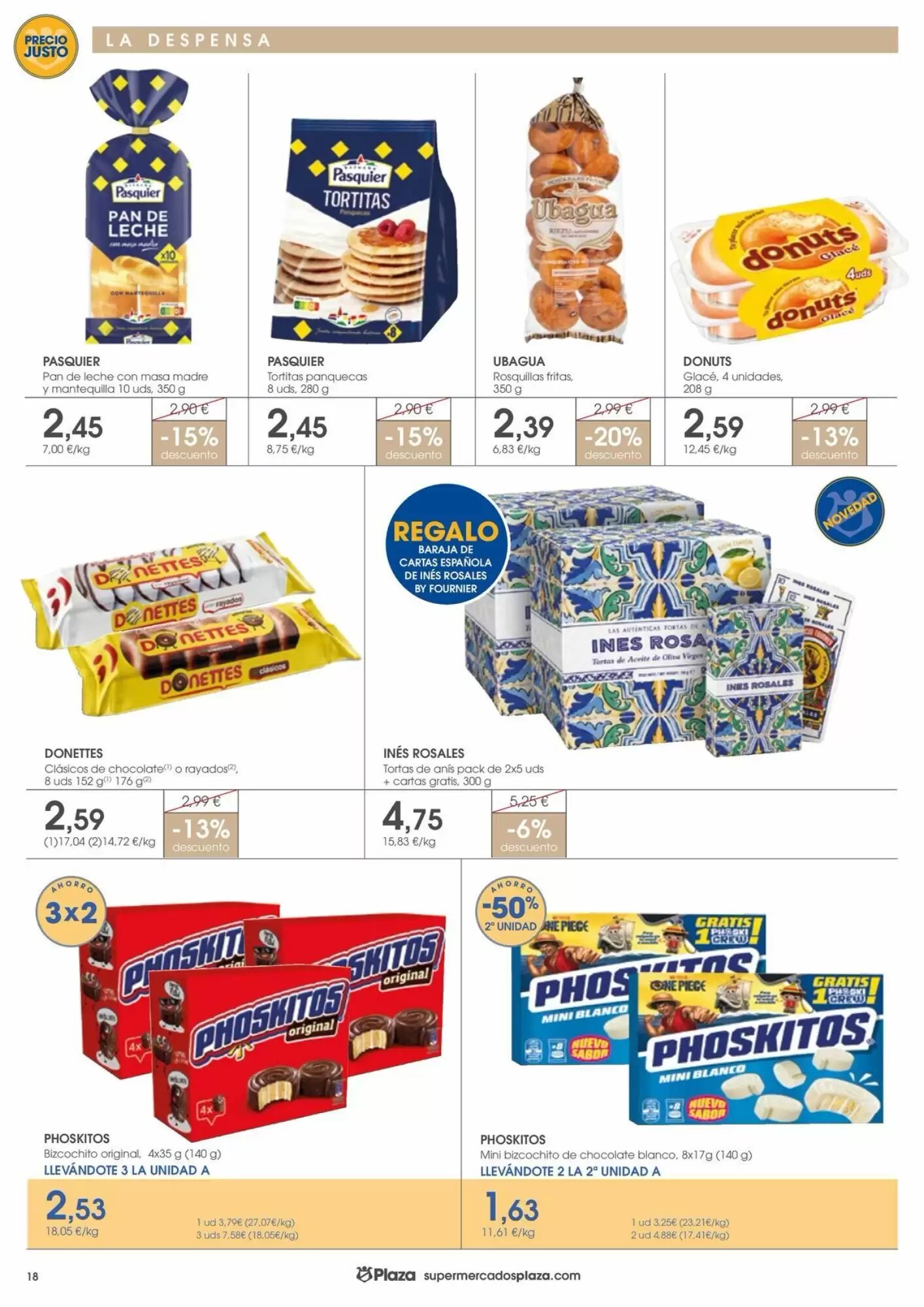 Folleto promocional de Supermercados Plaza válido desde el 01/10/2026 - Página 18.