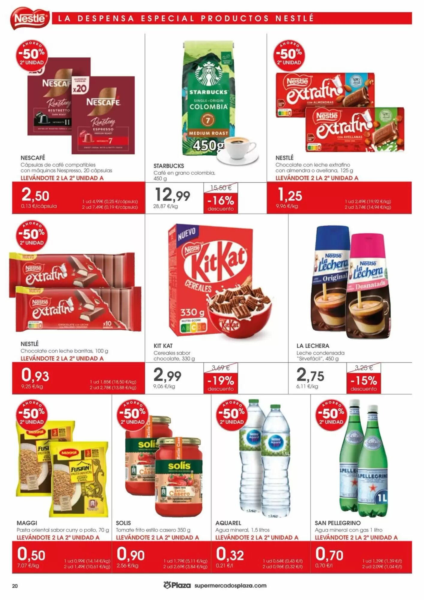 Folleto promocional de Supermercados Plaza válido desde el 01/10/2026 - Página 20.