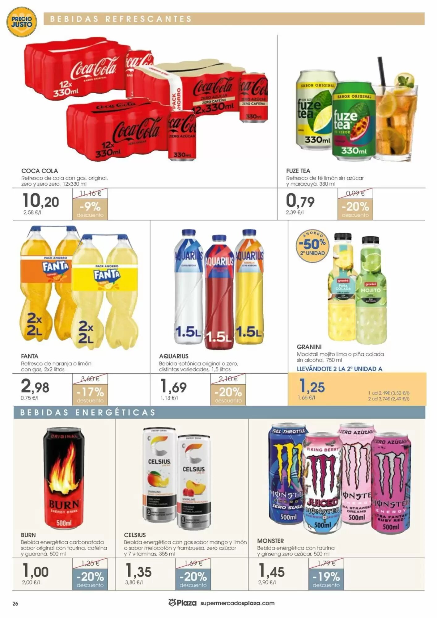 Folleto promocional de Supermercados Plaza válido desde el 01/10/2026 - Página 26.