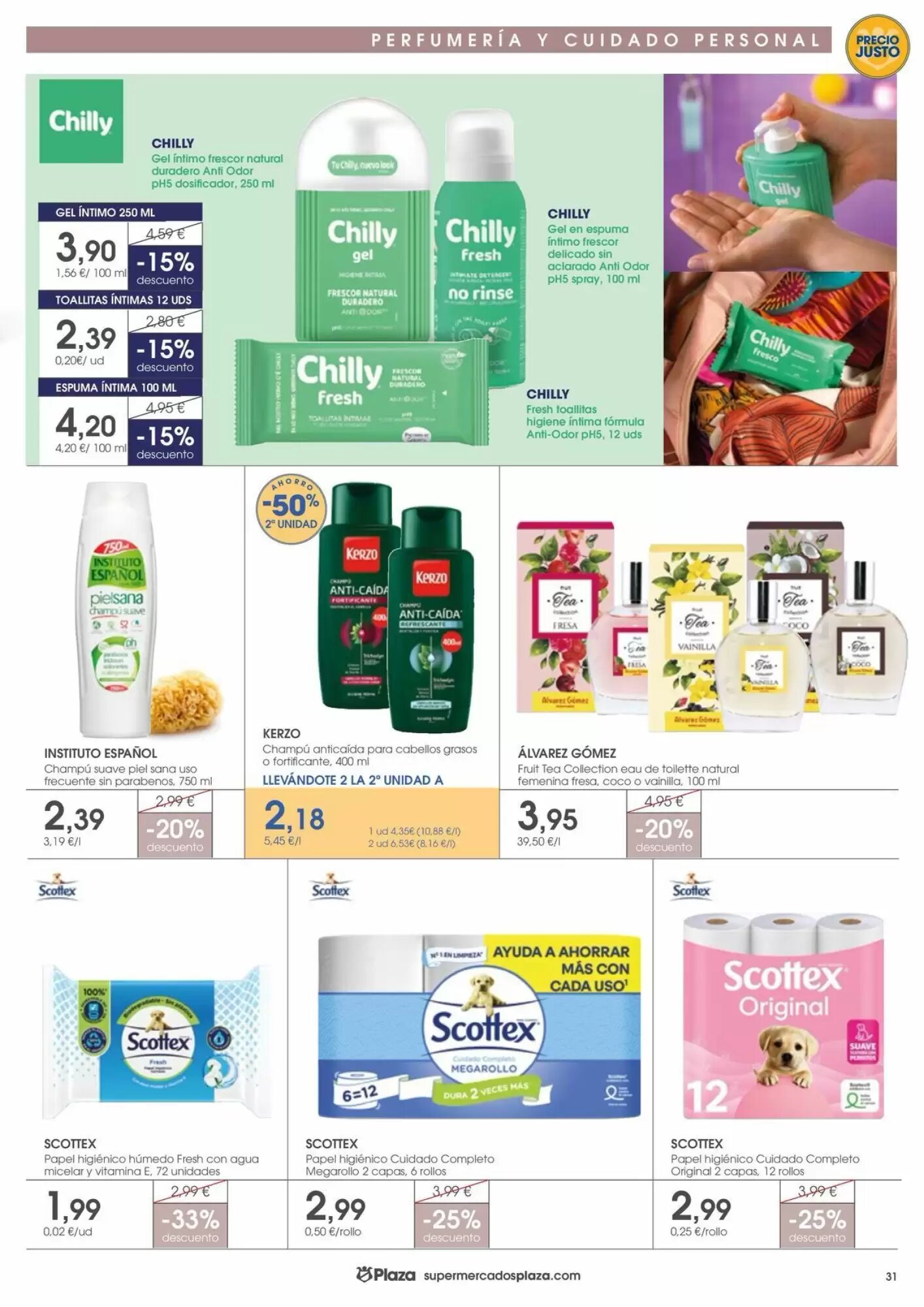 Folleto promocional de Supermercados Plaza válido desde el 01/10/2026 - Página 31.