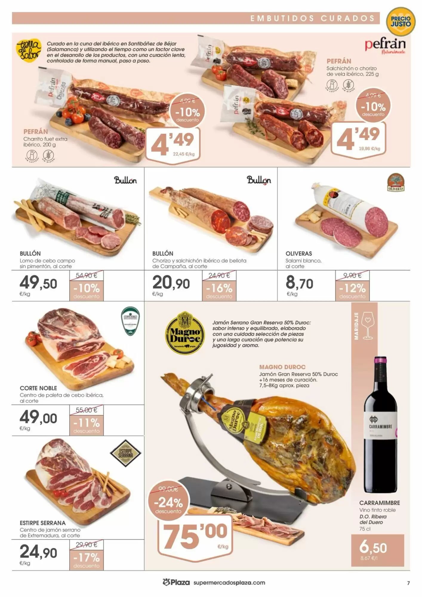 Folleto promocional de Supermercados Plaza válido desde el 01/10/2026 - Página 7.