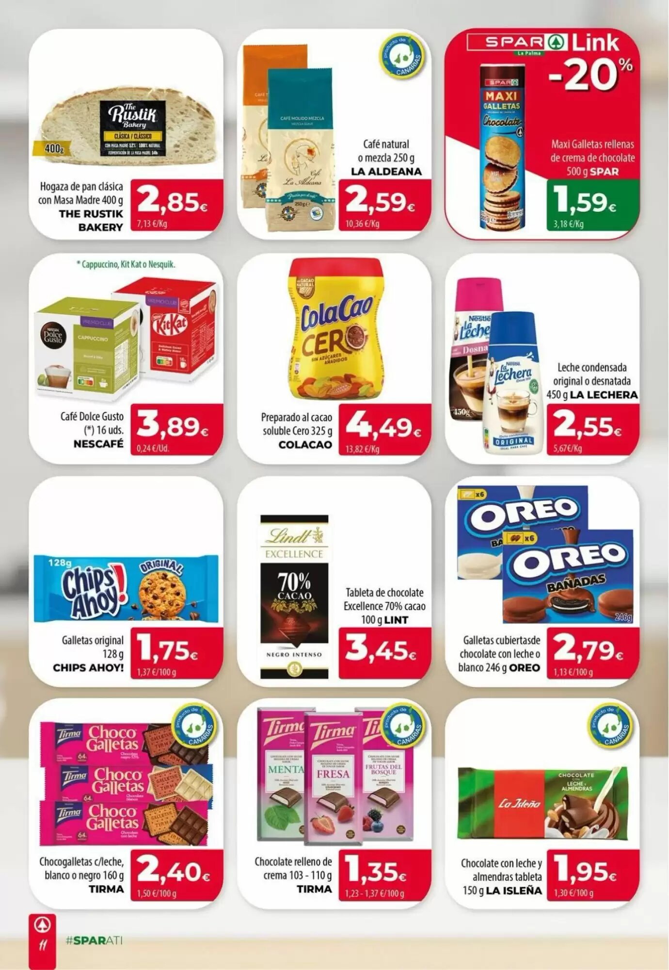 Folleto promocional de Spar La Palma válido desde el 01/10/2026 - Página 11.