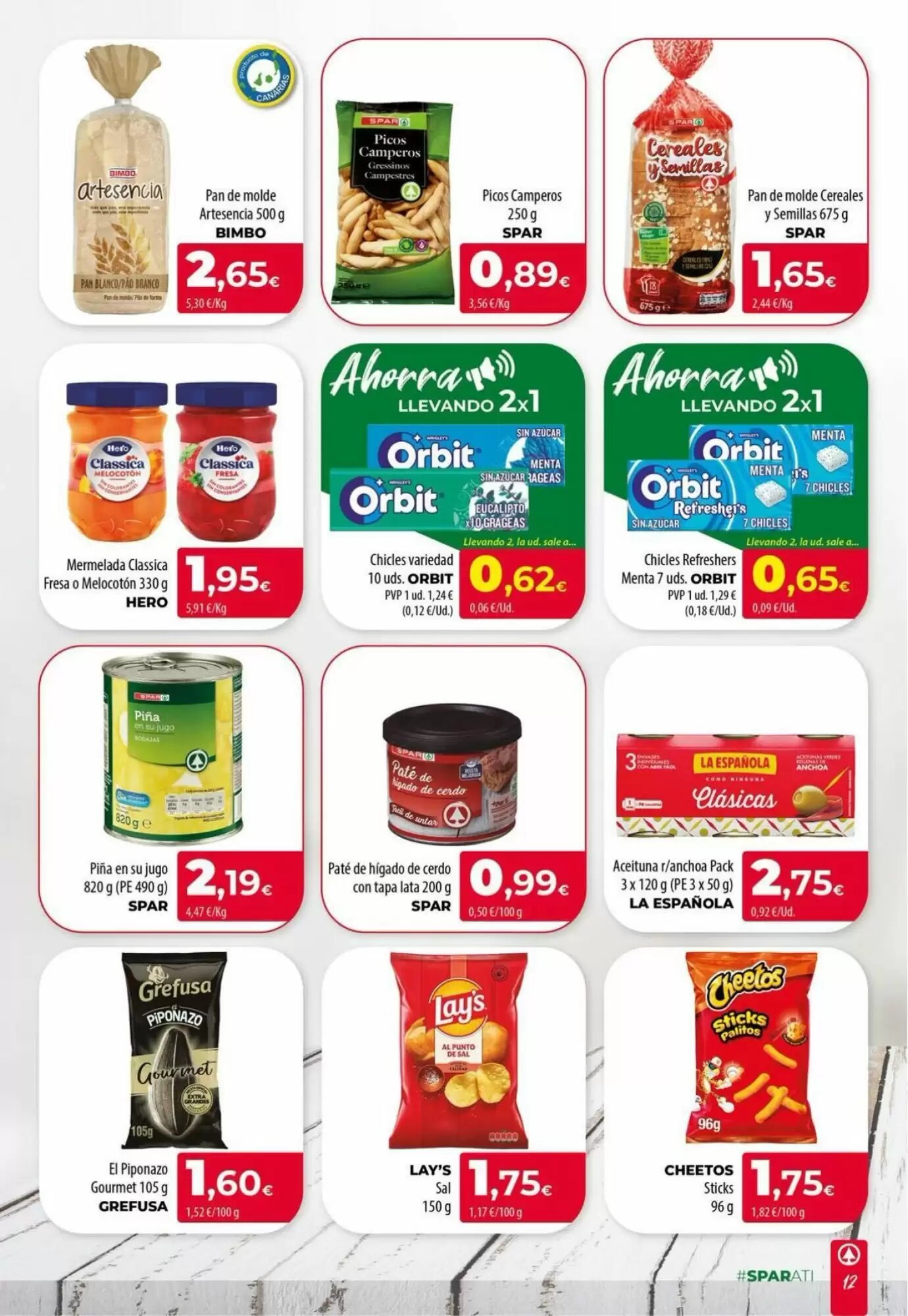 Folleto promocional de Spar La Palma válido desde el 01/10/2026 - Página 12.
