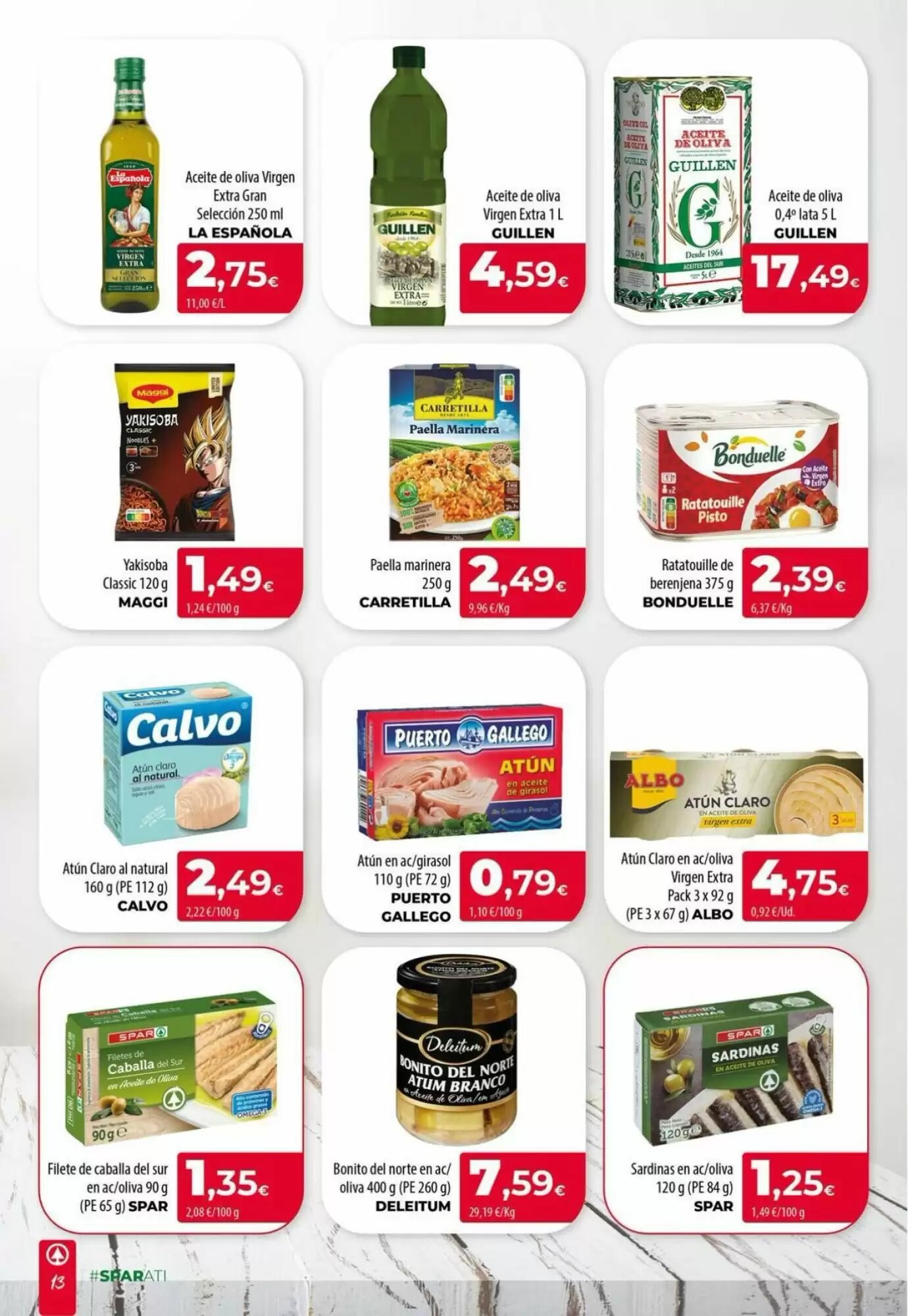 Folleto promocional de Spar La Palma válido desde el 01/10/2026 - Página 13.