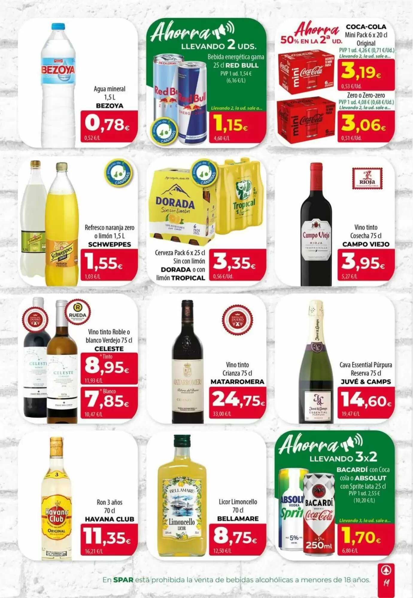 Folleto promocional de Spar La Palma válido desde el 01/10/2026 - Página 14.