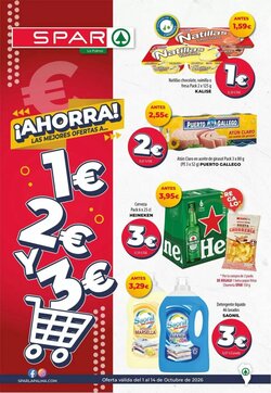 Folleto promocional de Spar La Palma válido desde el 01/10/2026