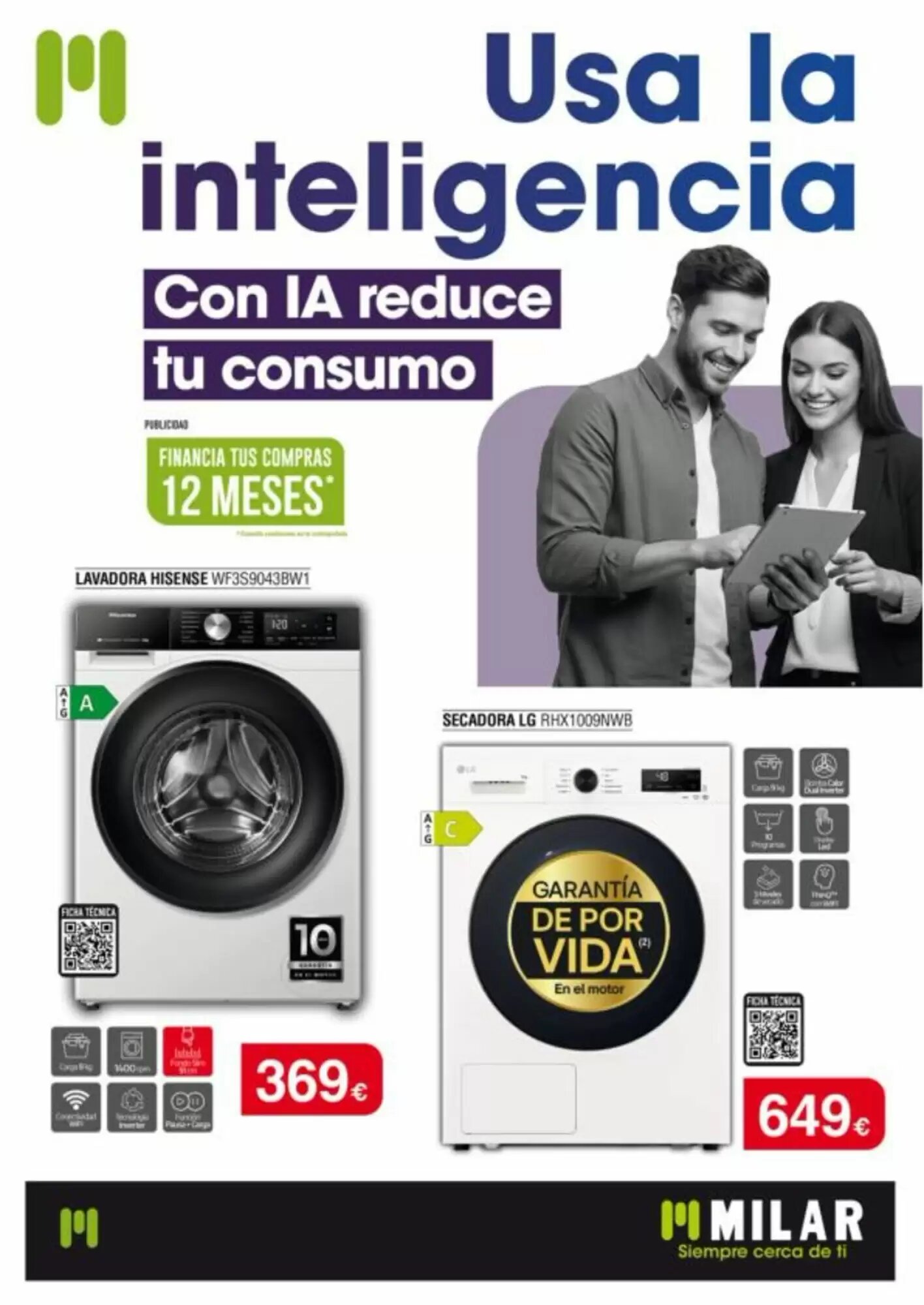 Folleto promocional de Milar válido desde el 01/10/2026 - Página 1.