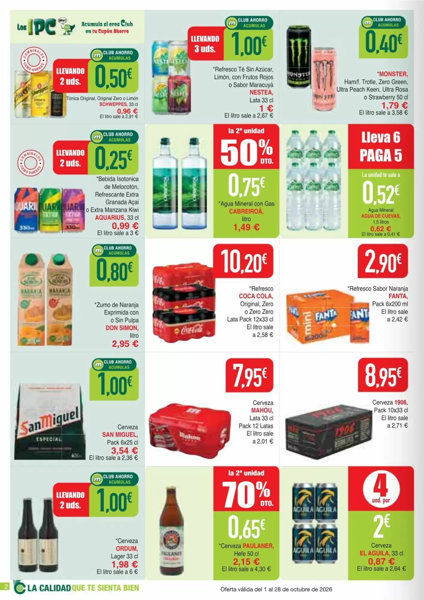 Folleto promocional de Masymas válido desde el 01/10/2026 - Página 2.