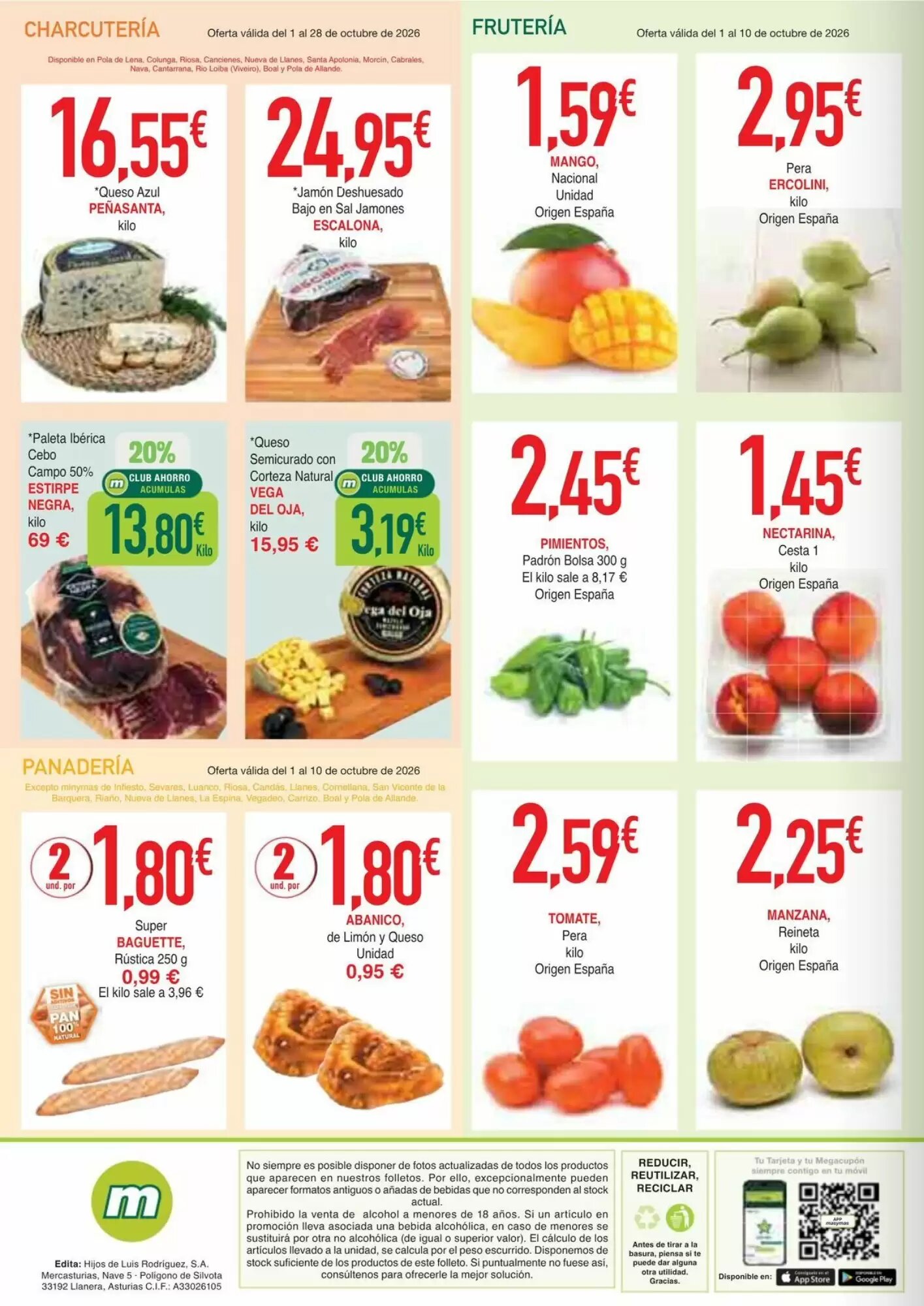 Folleto promocional de Masymas válido desde el 01/10/2026 - Página 8.