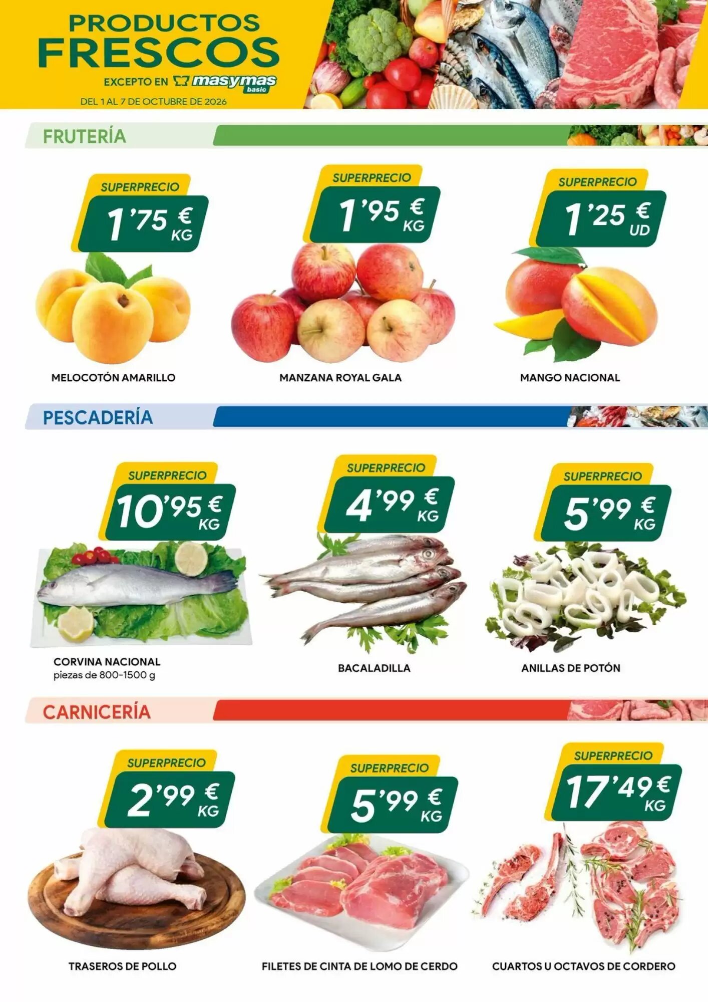 Folleto promocional de Masymas válido desde el 01/10/2026 - Página 2.