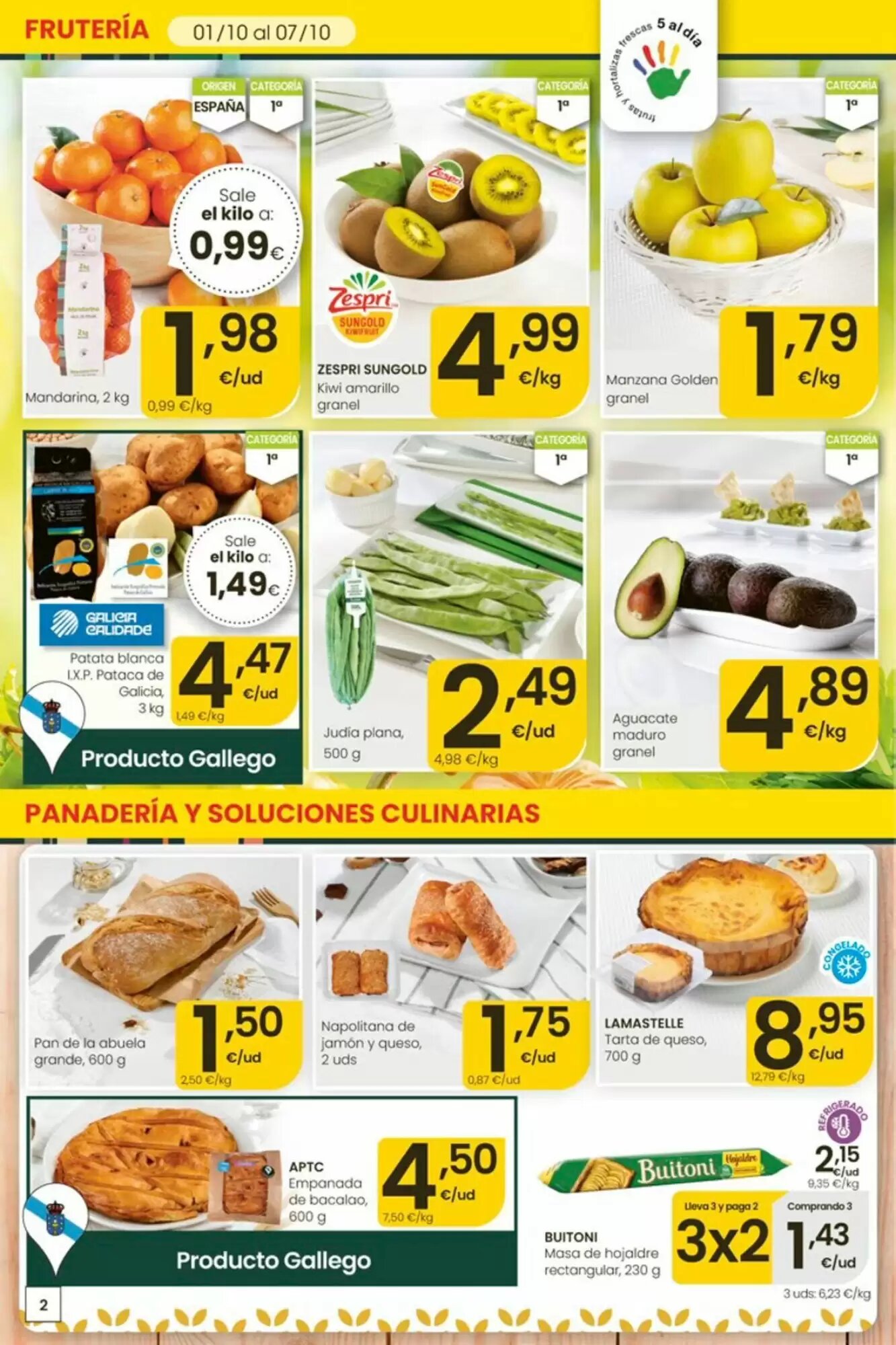 Folleto promocional de Aliprox válido desde el 01/10/2026 - Página 2.