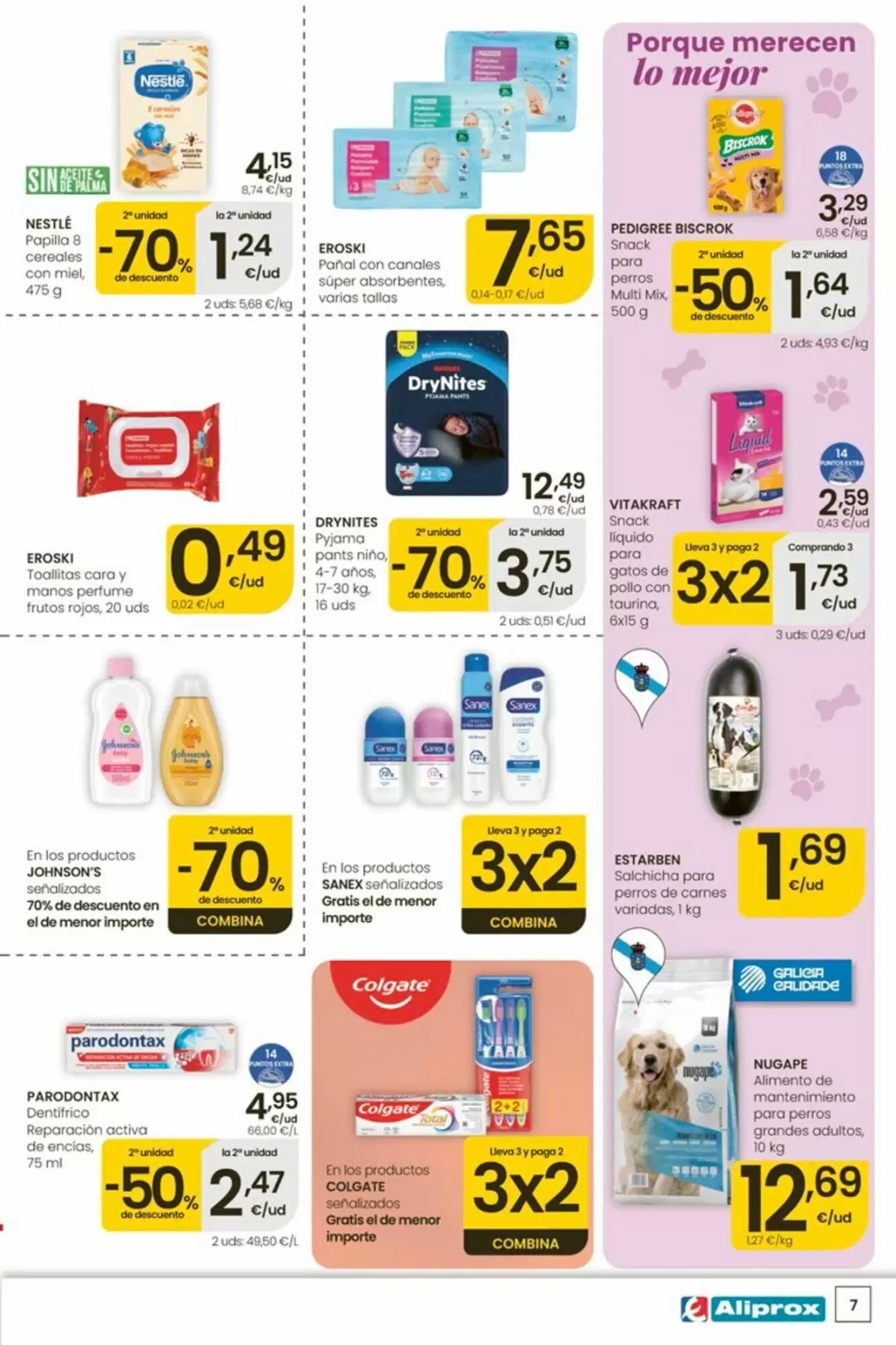 Folleto promocional de Aliprox válido desde el 01/10/2026 - Página 7.