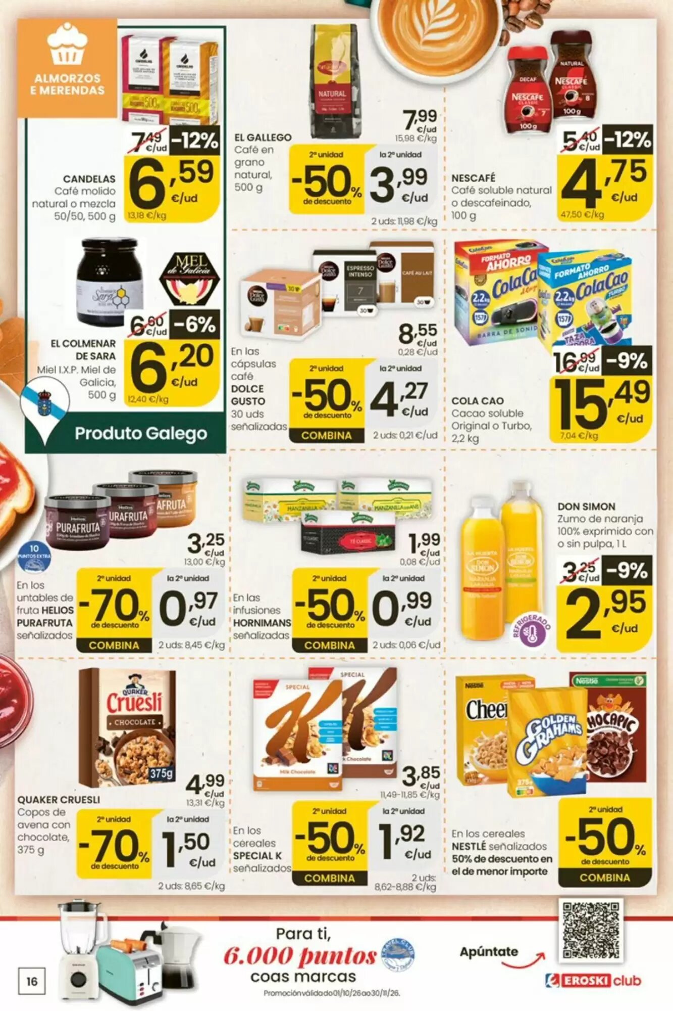 Folleto promocional de Eroski válido desde el 01/10/2026 - Página 16.
