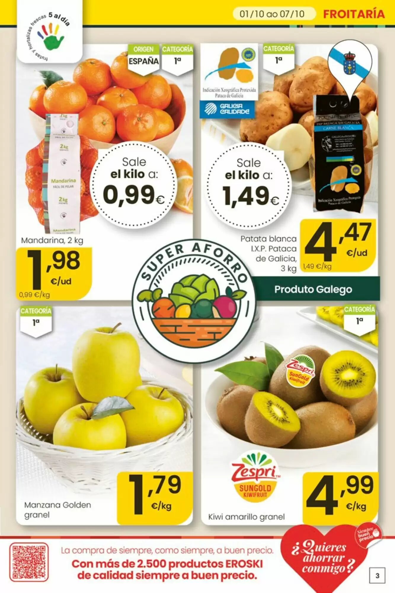 Folleto promocional de Eroski válido desde el 01/10/2026 - Página 3.