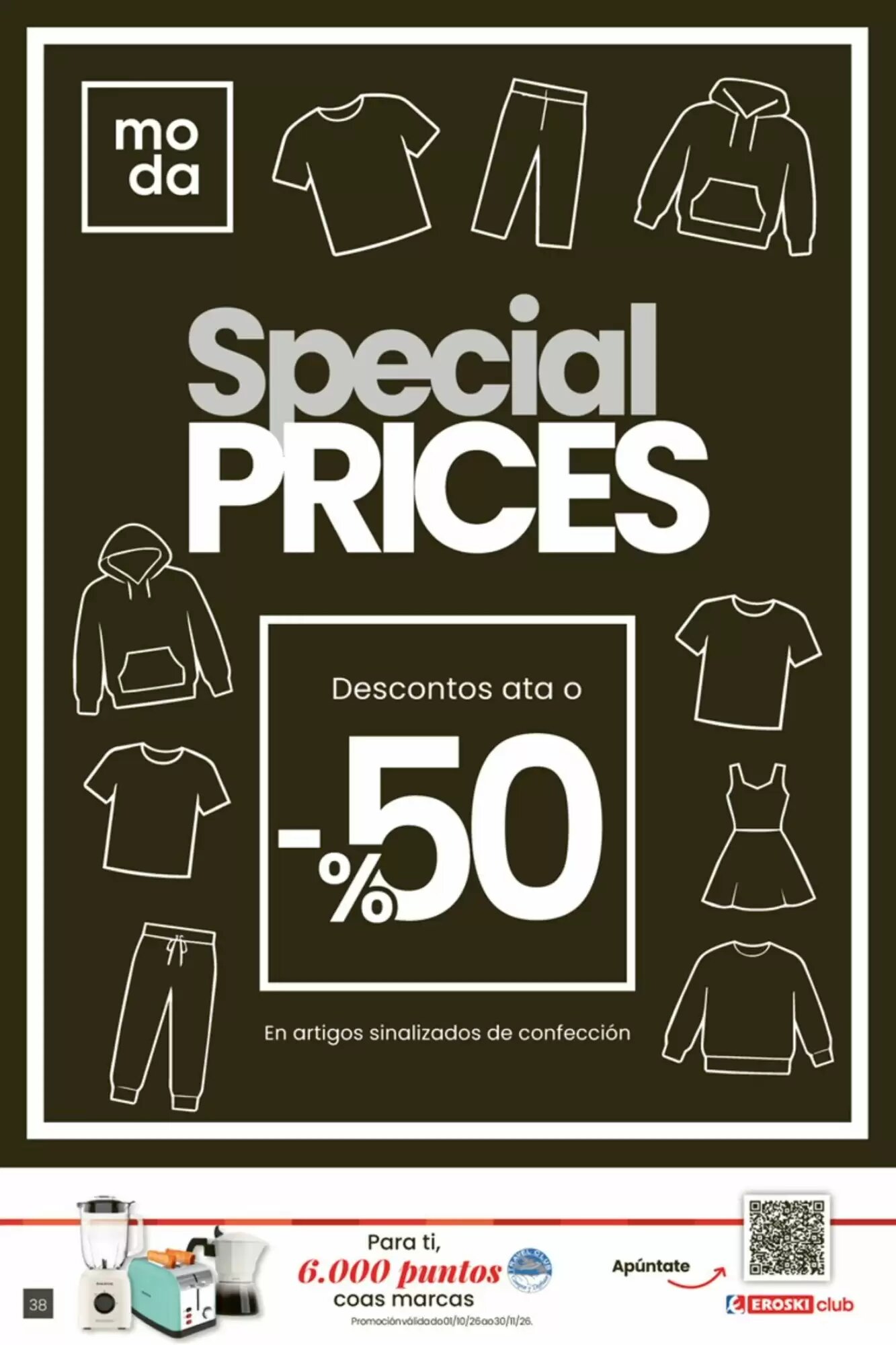 Folleto promocional de Eroski válido desde el 01/10/2026 - Página 38.