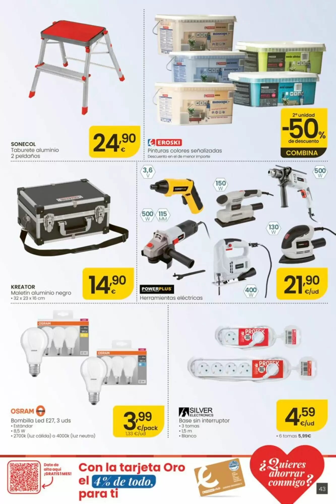 Folleto promocional de Eroski válido desde el 01/10/2026 - Página 43.