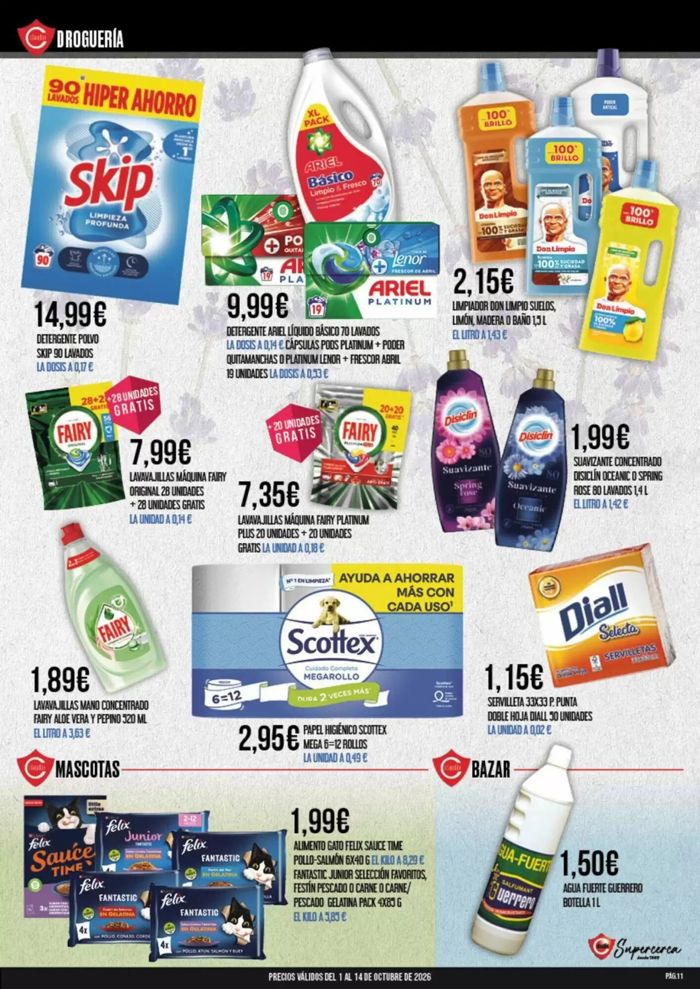 Folleto promocional de Claudio válido desde el 01/10/2026 - Página 11.