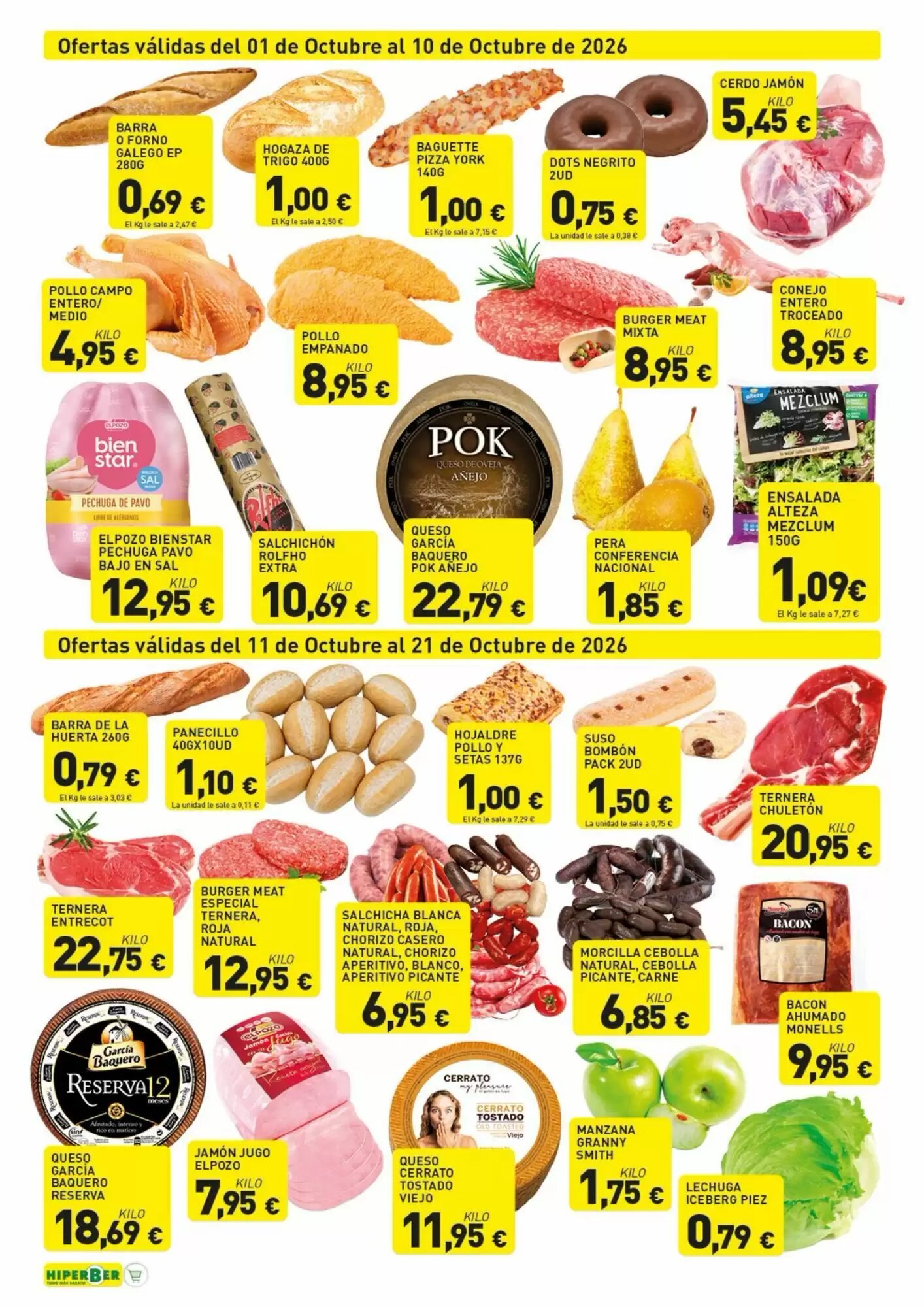 Folleto promocional de Hiperber válido desde el 01/10/2026 - Página 2.