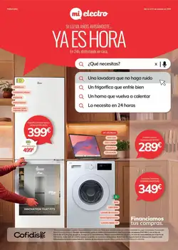 Folleto promocional de Mi electro válido desde el 01/10/2026