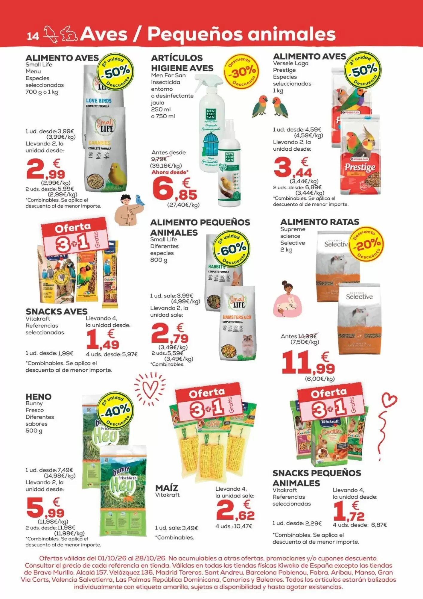 Folleto promocional de Kiwoko válido desde el 01/10/2026 - Página 14.