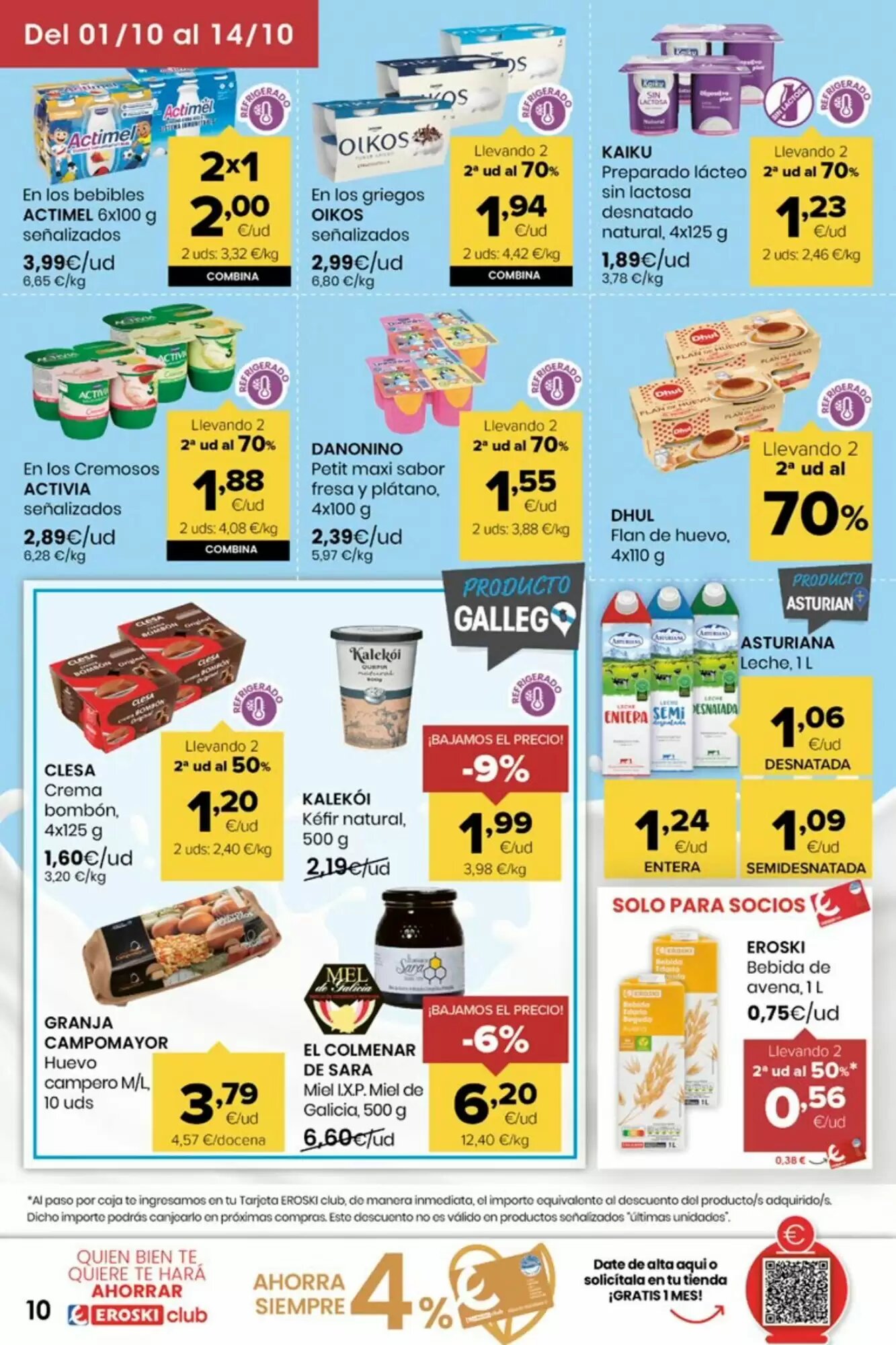 Folleto promocional de Autoservicios Familia válido desde el 01/10/2026 - Página 10.
