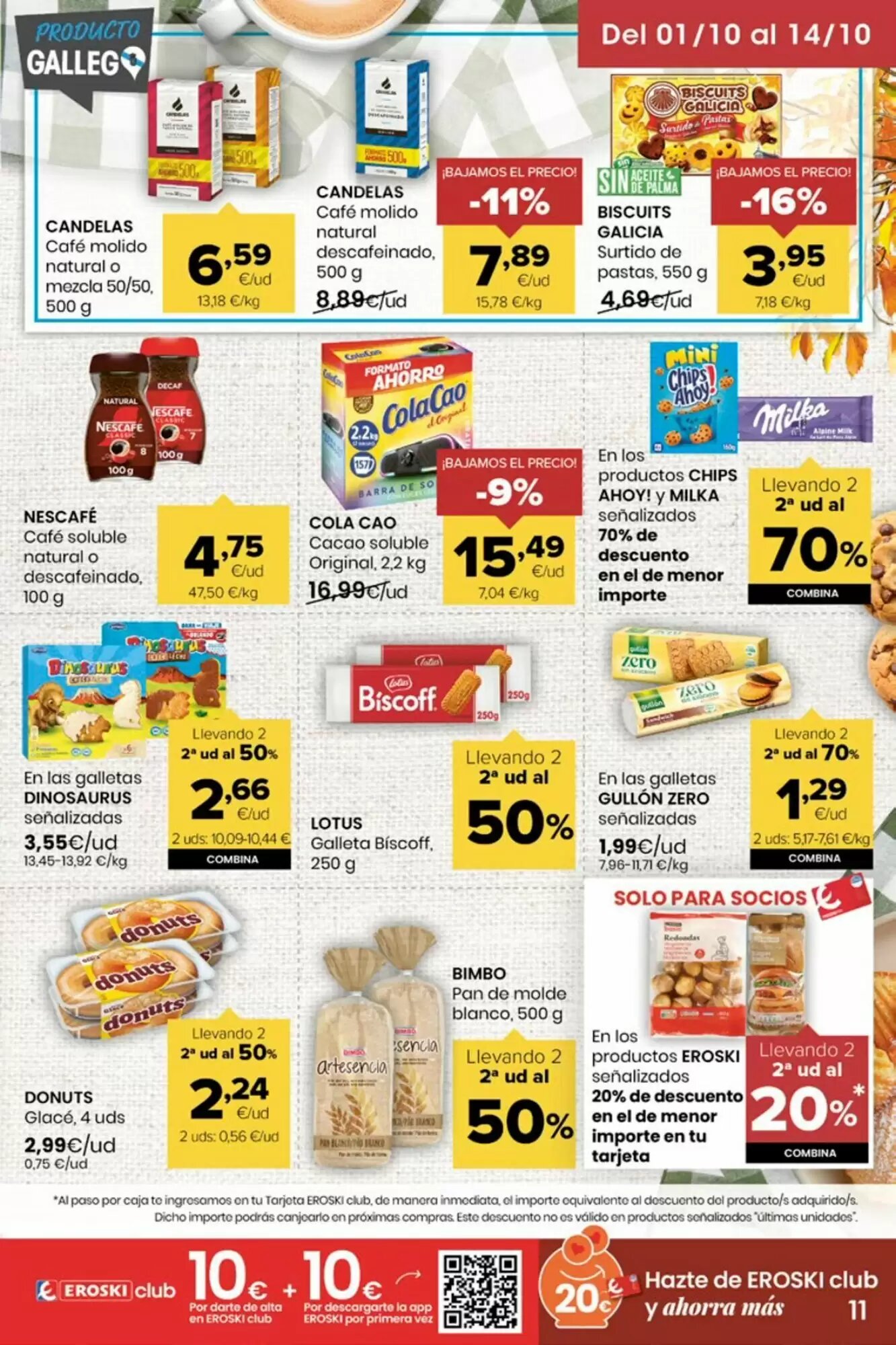 Folleto promocional de Autoservicios Familia válido desde el 01/10/2026 - Página 11.