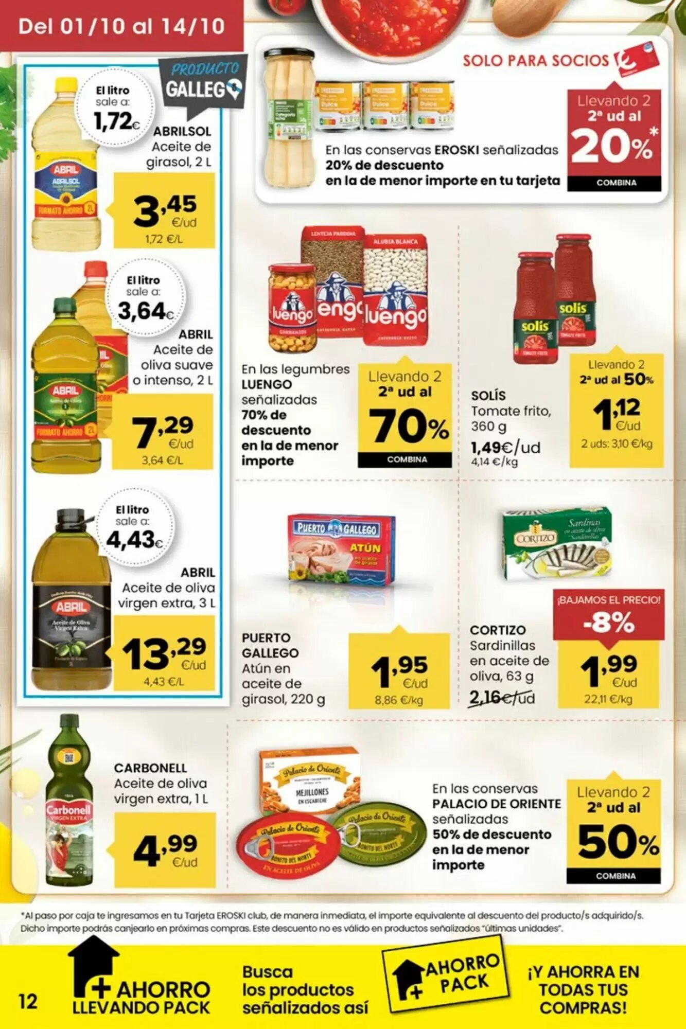 Folleto promocional de Autoservicios Familia válido desde el 01/10/2026 - Página 12.