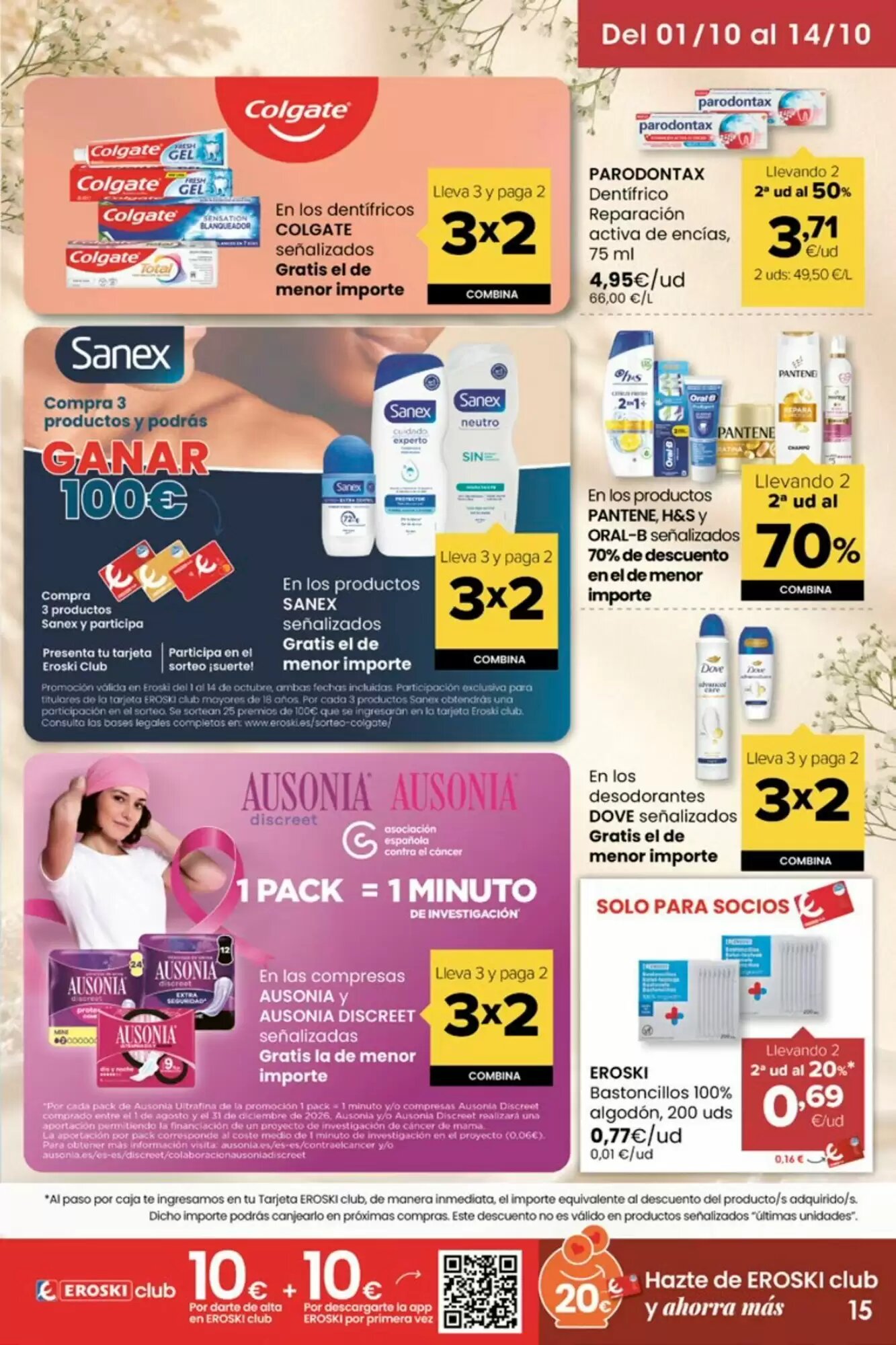 Folleto promocional de Autoservicios Familia válido desde el 01/10/2026 - Página 15.