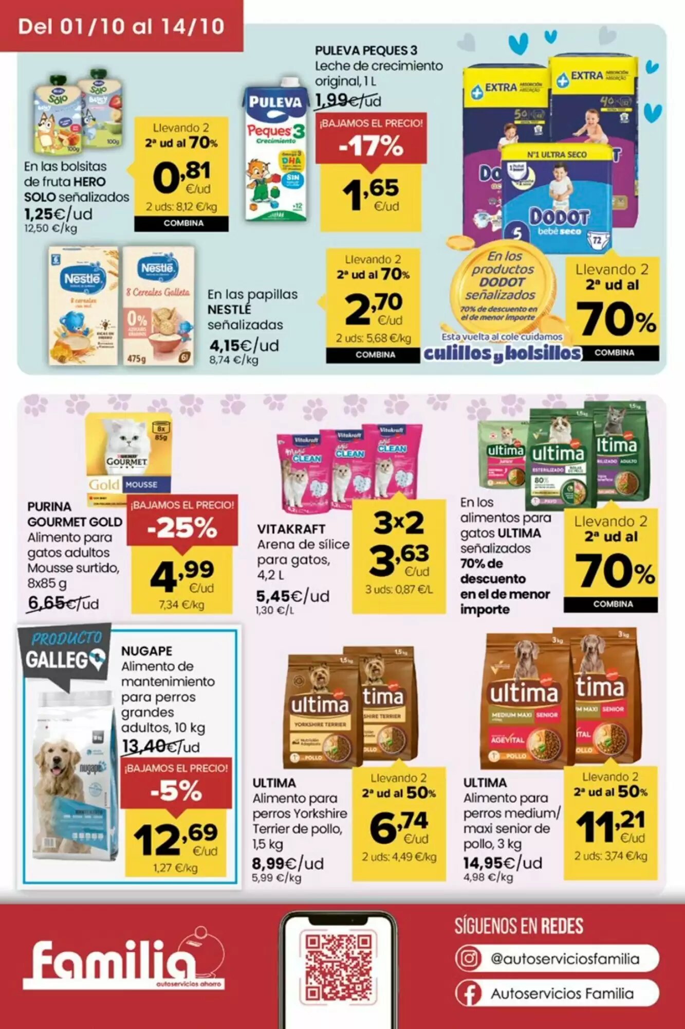 Folleto promocional de Autoservicios Familia válido desde el 01/10/2026 - Página 16.