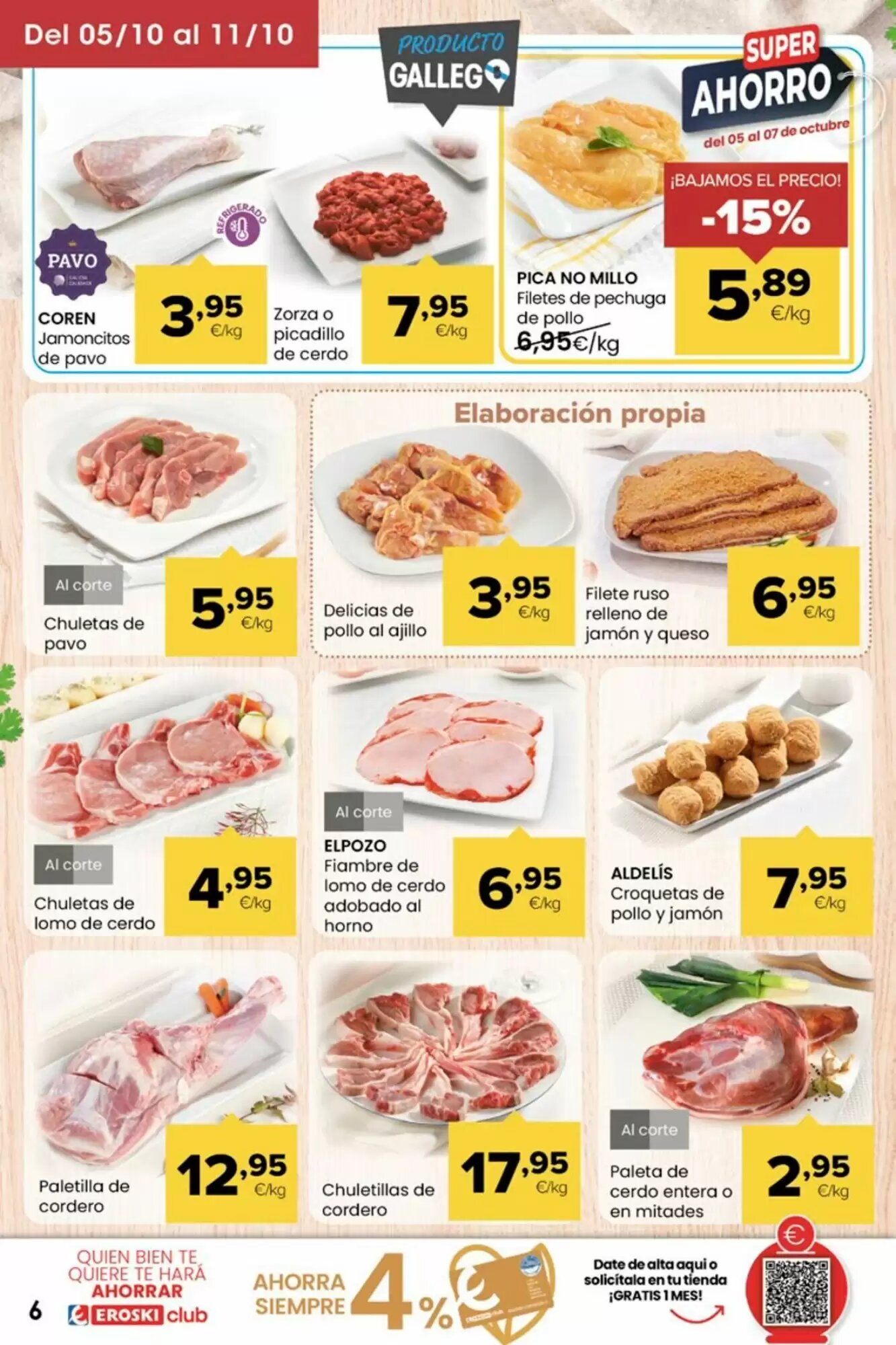 Folleto promocional de Autoservicios Familia válido desde el 01/10/2026 - Página 6.