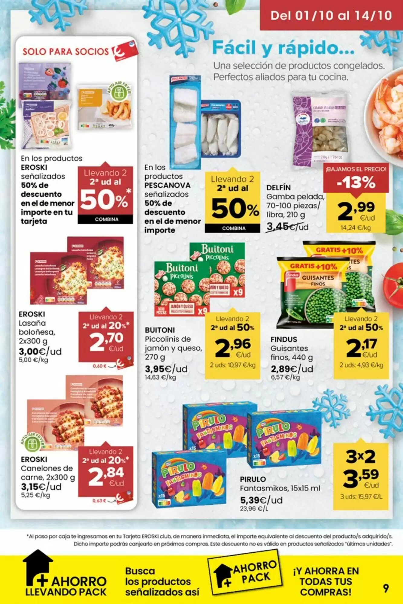 Folleto promocional de Autoservicios Familia válido desde el 01/10/2026 - Página 9.